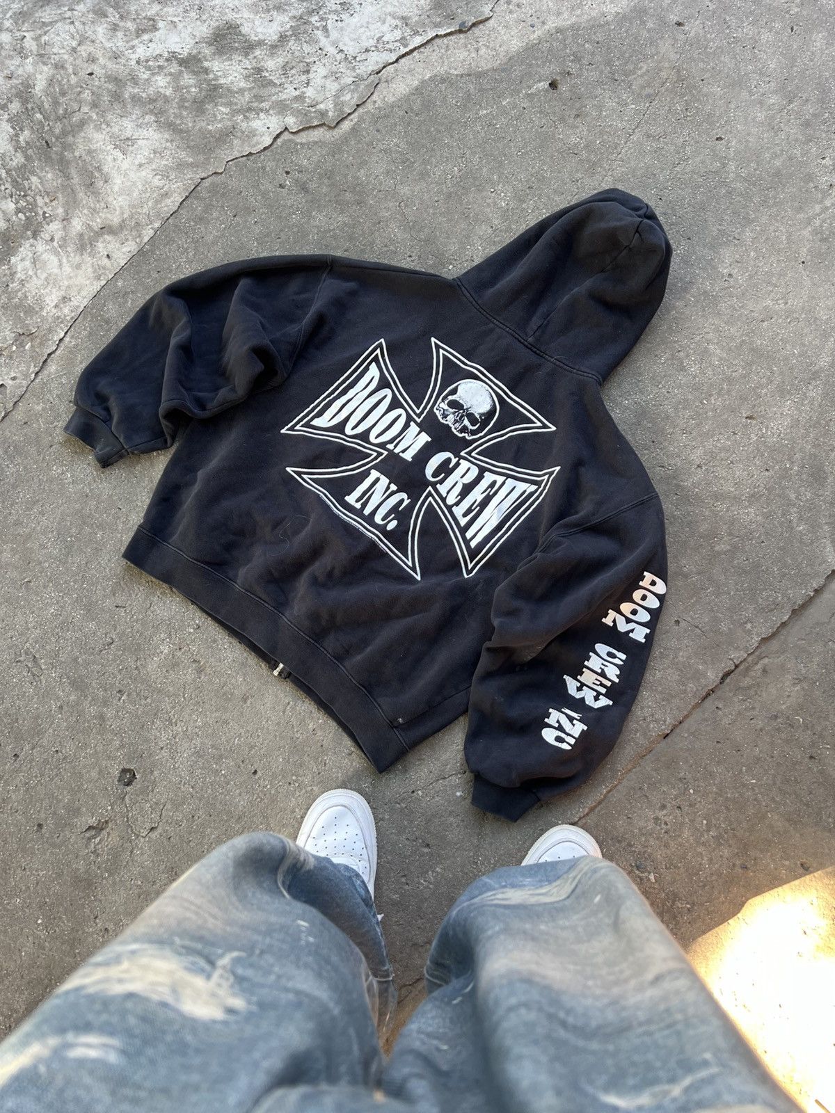Band Tees 2005 VINTAGE BLACK LABEL SOCIETY DOOM CREW INC ZIP HOODIE Size US XL / EU 56 / 4 - 5 Thumbnail