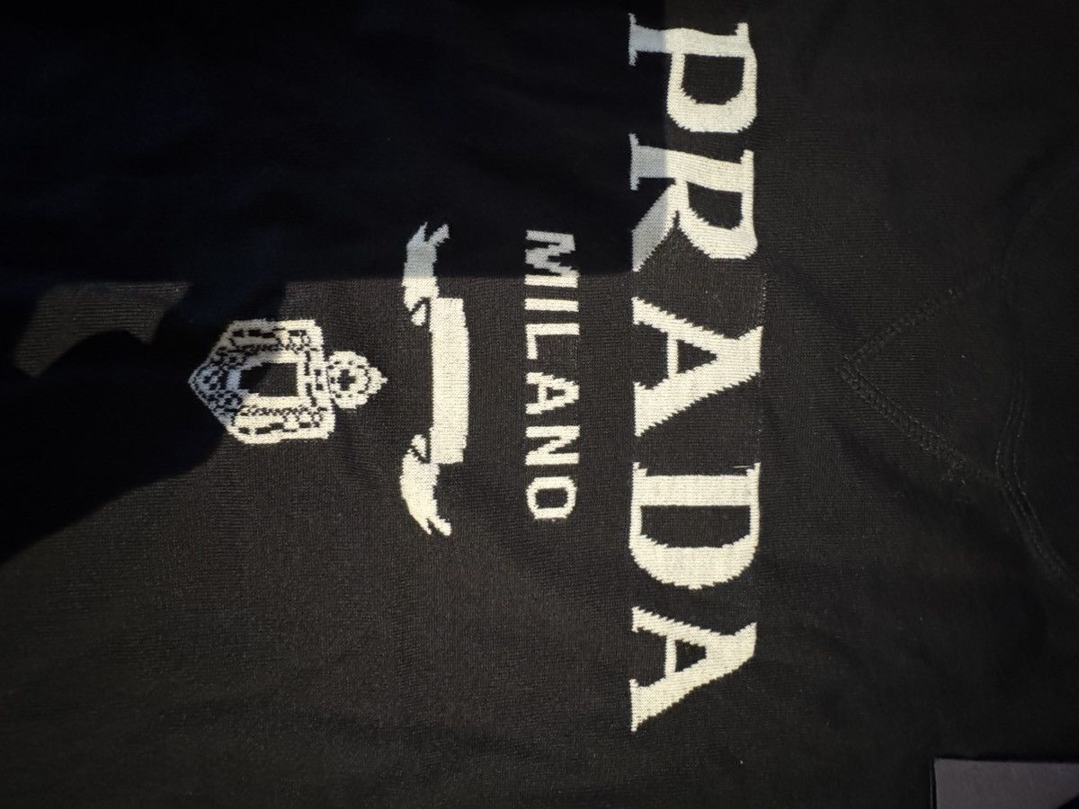 Prada Prada Men’s Short Sleeve Intarsia Sweater Size US M / EU 48-50 / 2 - 1 Thumbnail