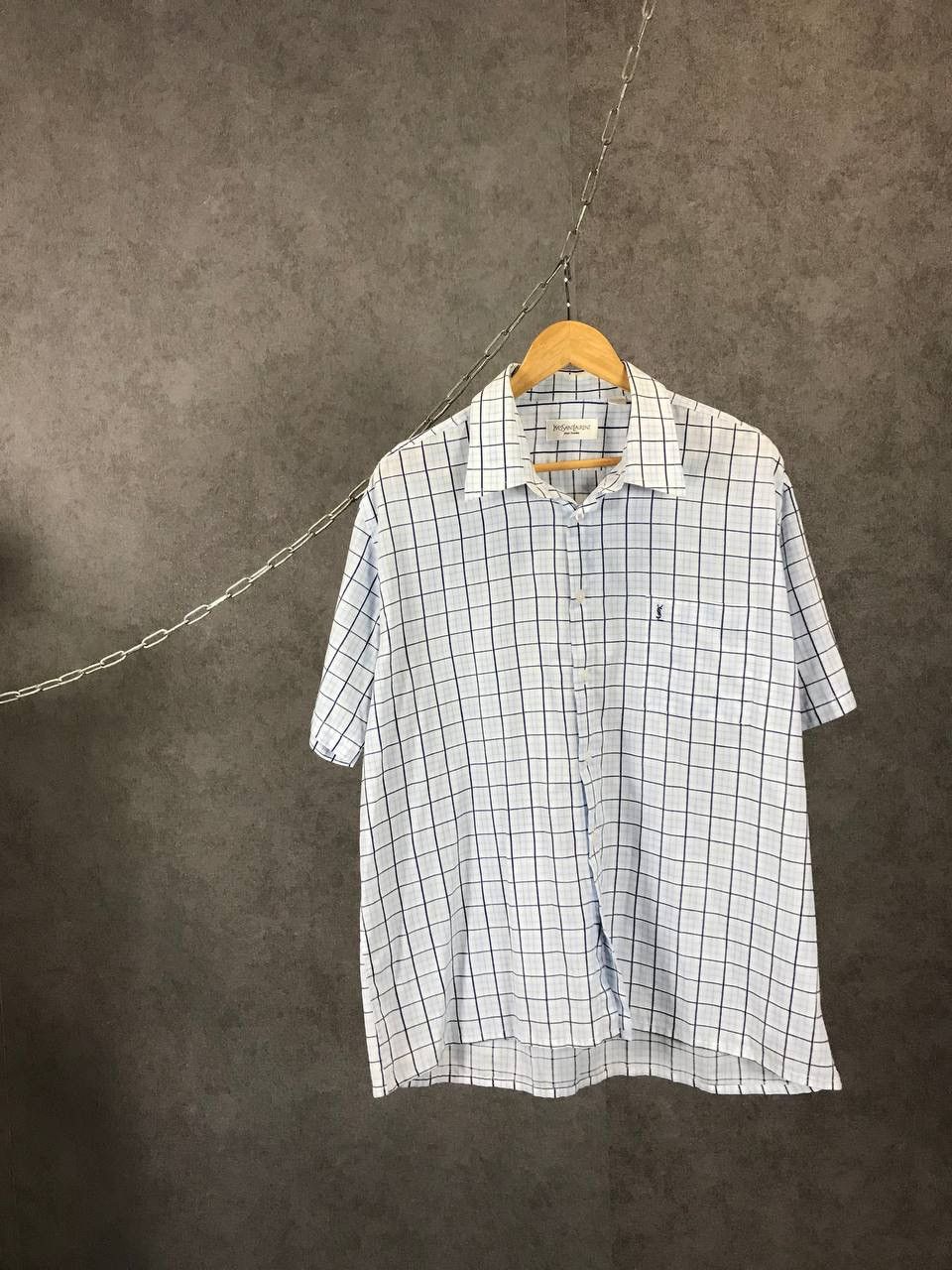 Yves Saint Laurent YSL Yves Saint Laurent vintage luxury designer shirt Size US XL / EU 56 / 4 - 1 Thumbnail