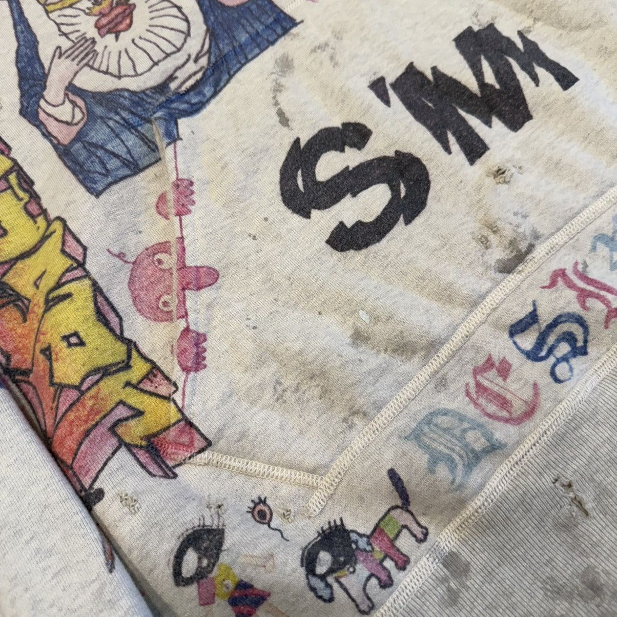 Saint Michael Graffiti Hoodie Size US L / EU 52-54 / 3 - 2 Thumbnail