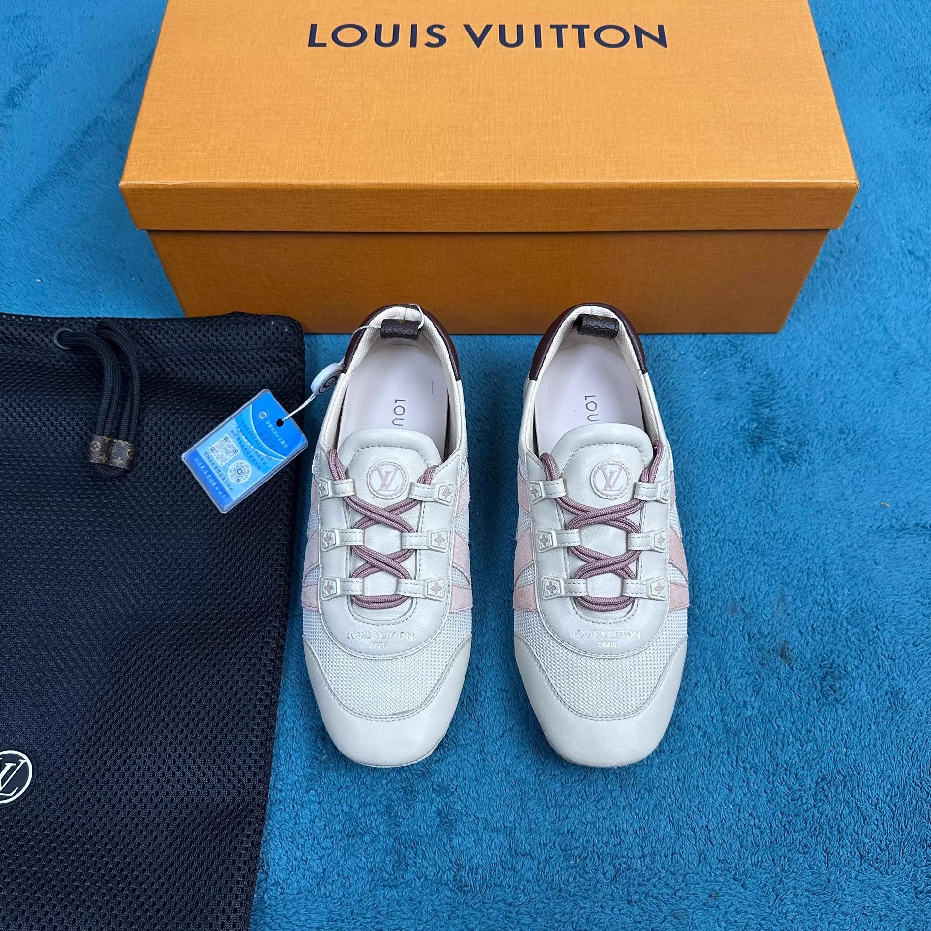 Louis Vuitton LV Sneakerina Ballet Thin Sole Blush Beige EU35 New Size US 4.5 / IT 34.5 - 1 Thumbnail