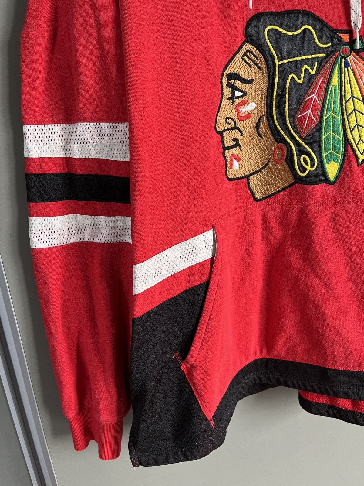 NHL CCN Chicago Blackhawks Vintage Hoodie Size US XL / EU 56 / 4 - 5 Thumbnail