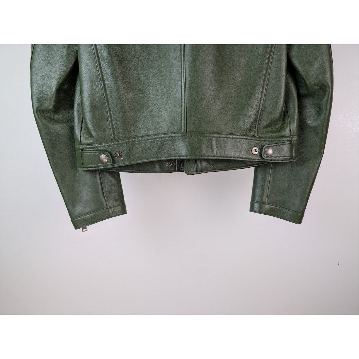 Tom Ford o1rshd1 Leather Jacket in Green Size US M / EU 48-50 / 2 - 13 Thumbnail