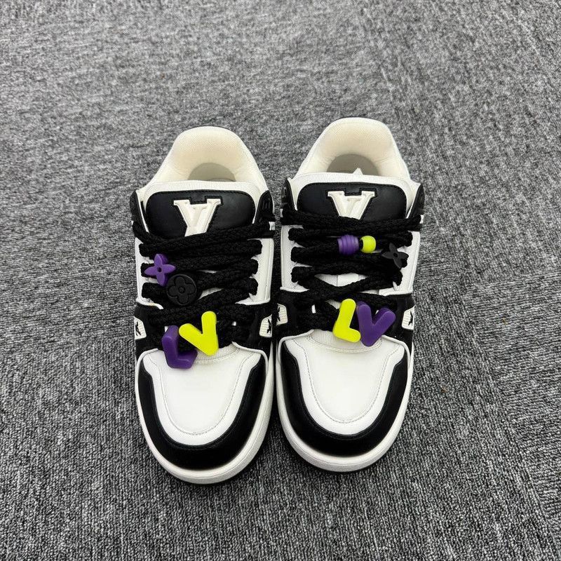 Louis Vuitton Louis Vuitton Trainer Maxi Low-Top Sneakers -2508 Size US 8 / EU 41 - 3 Thumbnail