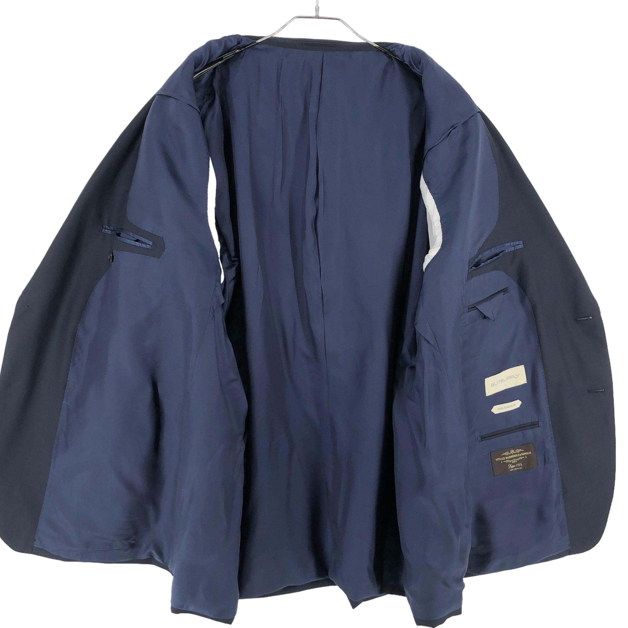 Suitsupply SUITSUPPLY Lazio Wool Formal Suit EU:35; UK/US:60 - W50 L33 Size 54R - 4 Thumbnail