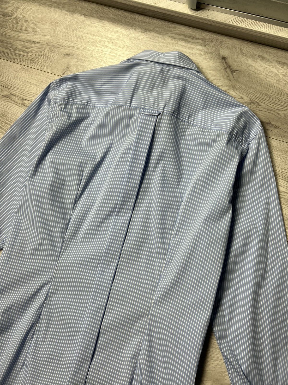 Dolce & Gabbana × Vintage Dolce & Gabbana George Striped Button Up Shirt D&G Logo Size US L / EU 52-54 / 3 - 11 Thumbnail