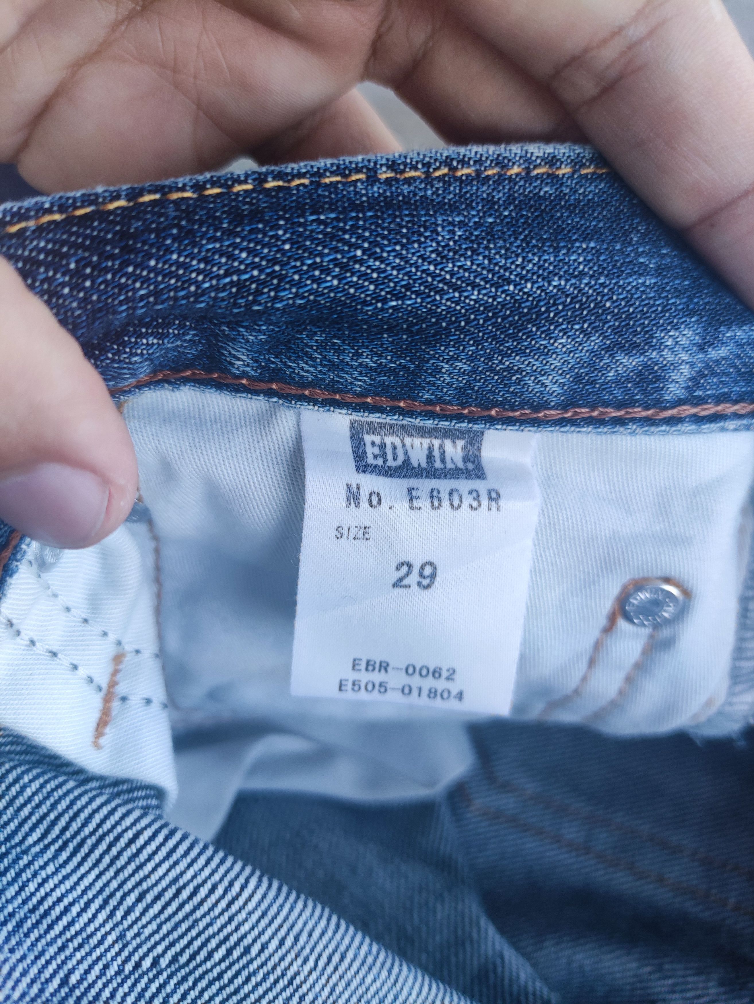 Edwin Vintage Edwin Brand Distressed Faded Denim Pants Size US 31 - 7 Thumbnail