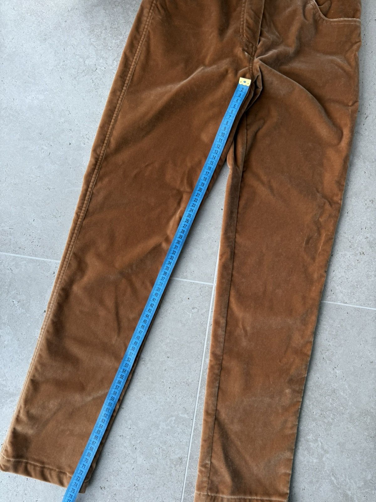 Kiton Vintage Womens Kiton Napoli Velour Pants Size 27" / US 4 / IT 40 - 13 Thumbnail