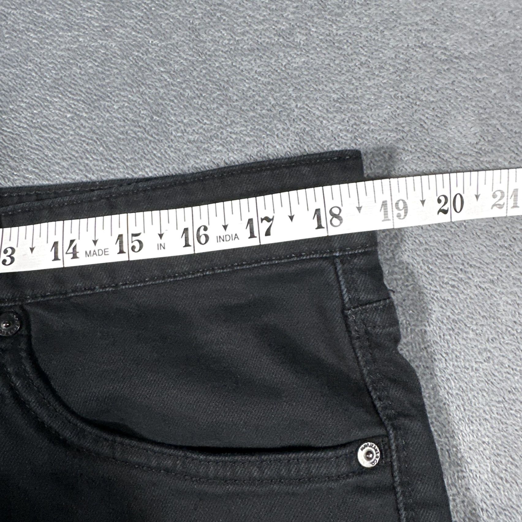 Vintage Mavi Jake Jeans Mens 36x32 Black Slim Tapered Stretch Denim Dark Wash Pants Size US 36 / EU 52 - 7 Thumbnail