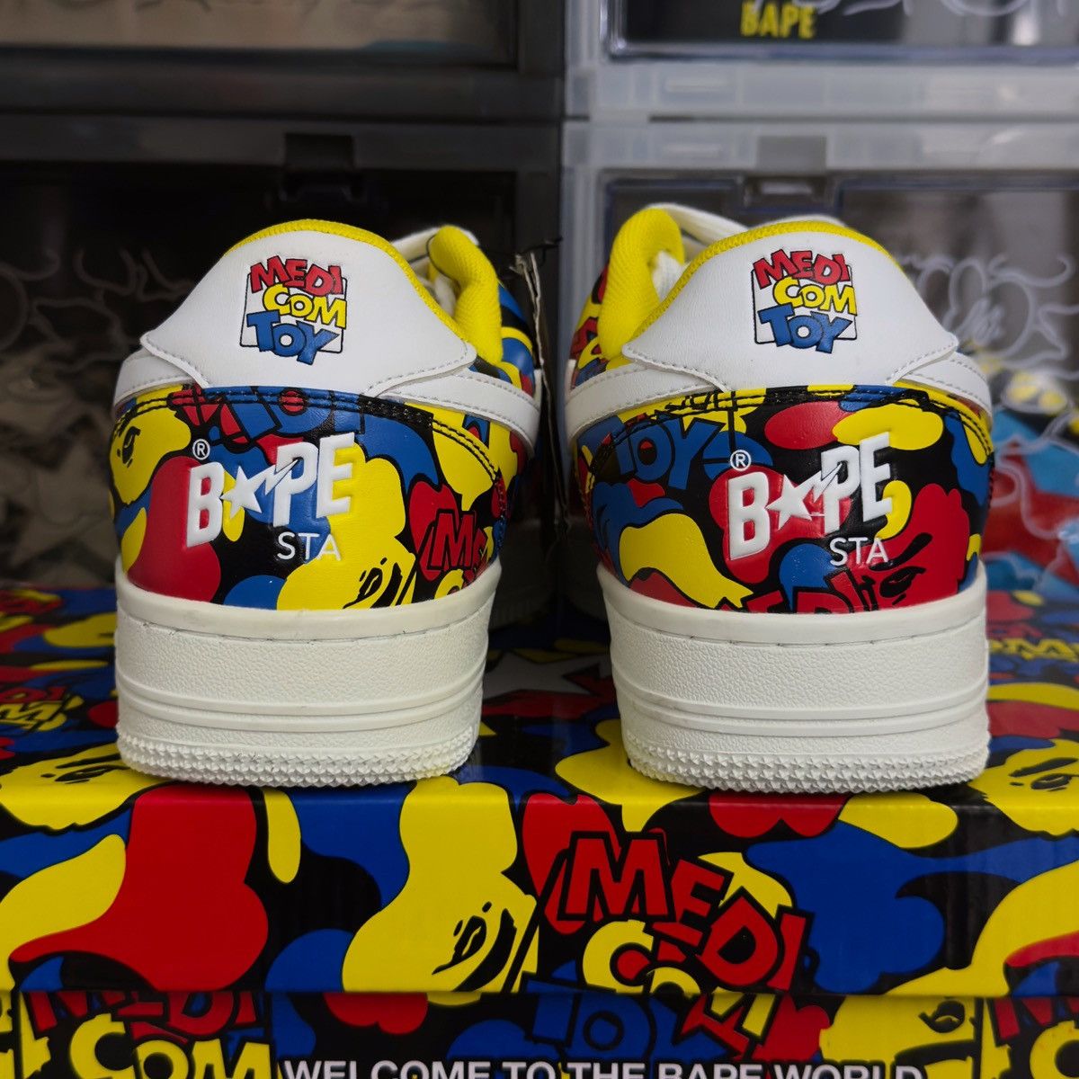 Bape A Bathing Ape Bapesta Medicom Toy All Over Camo 2020 Size US 9 / EU 42 - 11 Thumbnail