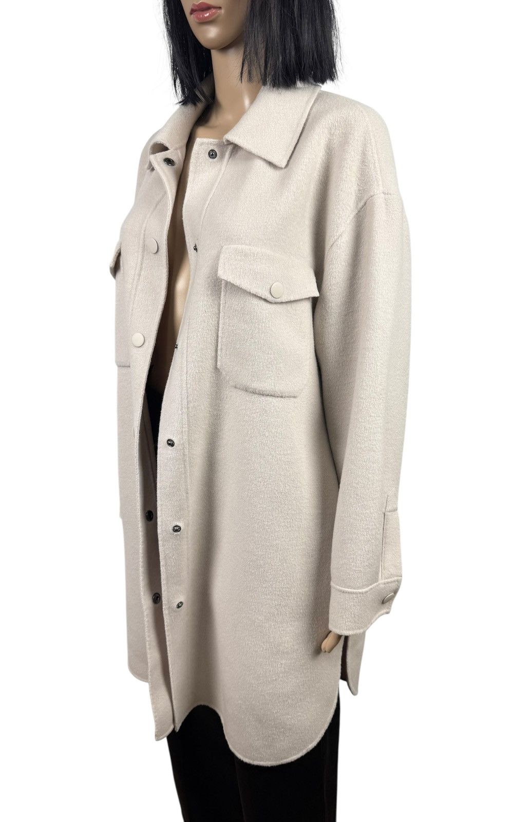 Massimo Dutti Massimo Dutti Wool Coat Collared Button Up Shaket size S Size S / US 4 / IT 40 - 12 Thumbnail