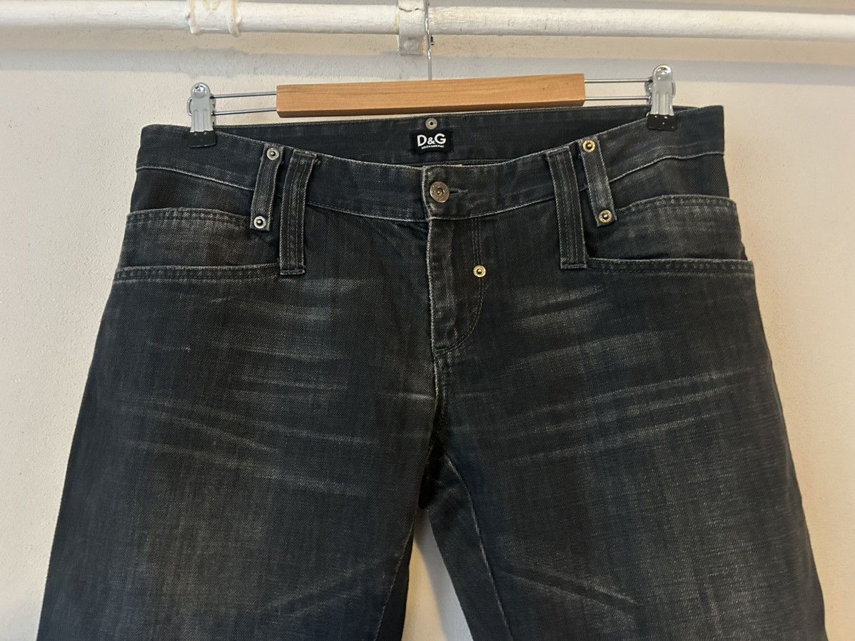 Dolce & Gabbana D&G Straight Fit Faded Denim Jeans Size US 33 - 2 Thumbnail
