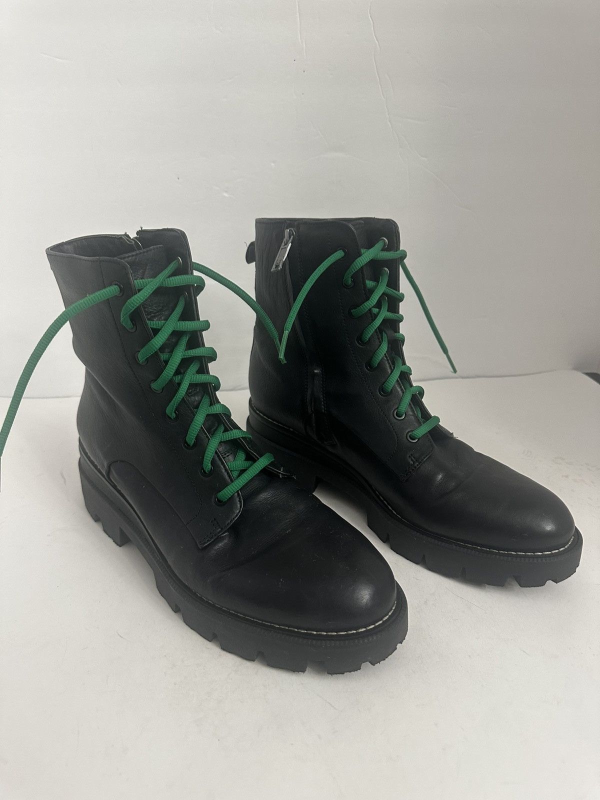 Other Sam Edelman BlackLeather men’s GARRET PLATFORM COMBAT BOOT Size US 11 / EU 44 - 2 Thumbnail
