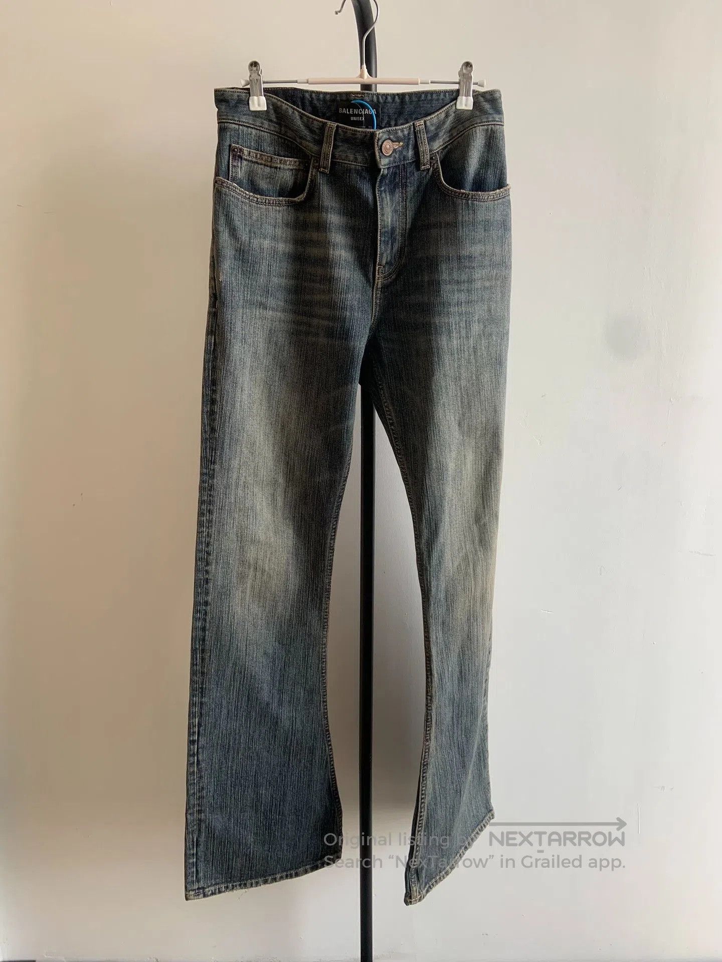 Balenciaga Balenciaga Mid-Rise Casual Flared Jeans S. Size 35" - 1 Thumbnail