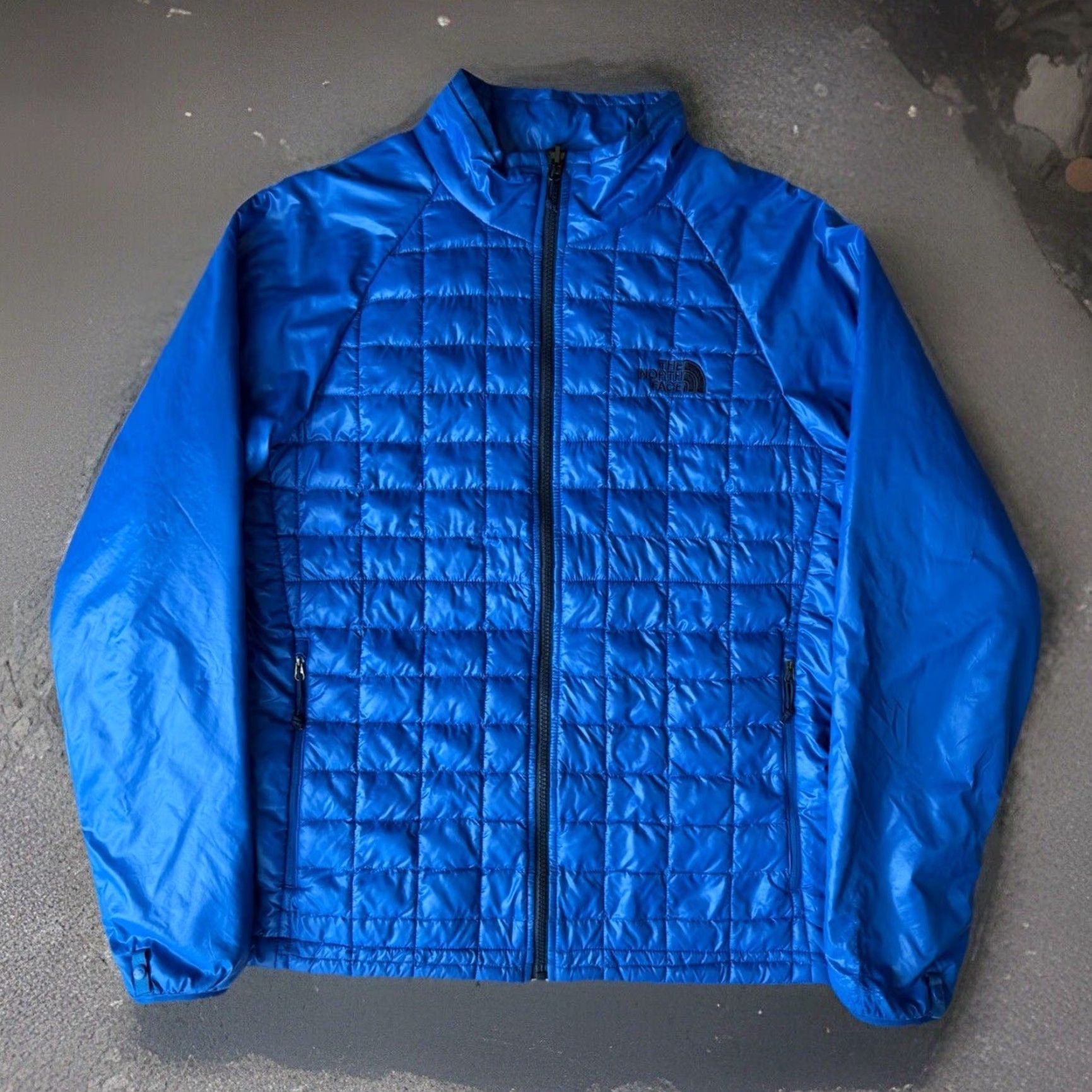 The North Face The North Face Thermoball Jacket Medium Blue Full Zip Puffer Outerwear Mens M Insulated Stand-Up Collar Lined Polyester Durable Quilt Zip Size US M / EU 48-50 / 2 - 2 Thumbnail