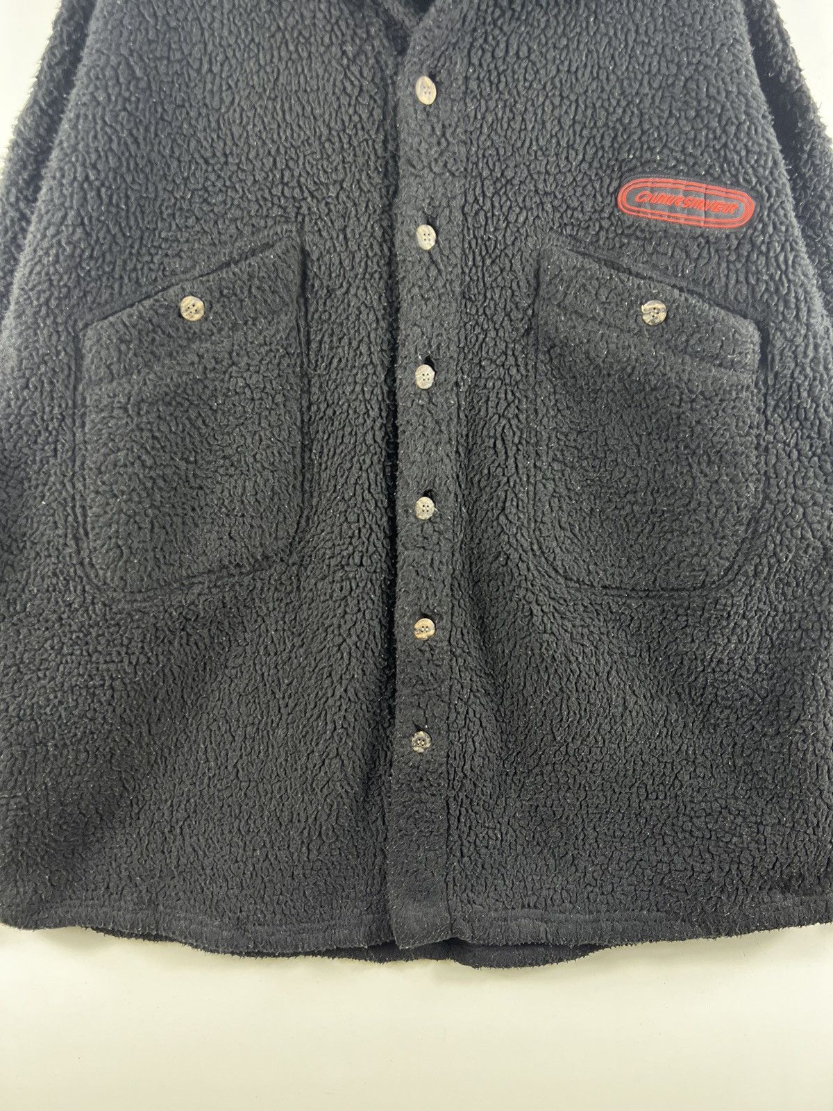 Quiksilver 🔥 VINTAGE SURF QUIKSILVER POLARTEC FLEECE BUTTON JACKET Size US M / EU 48-50 / 2 - 4 Thumbnail