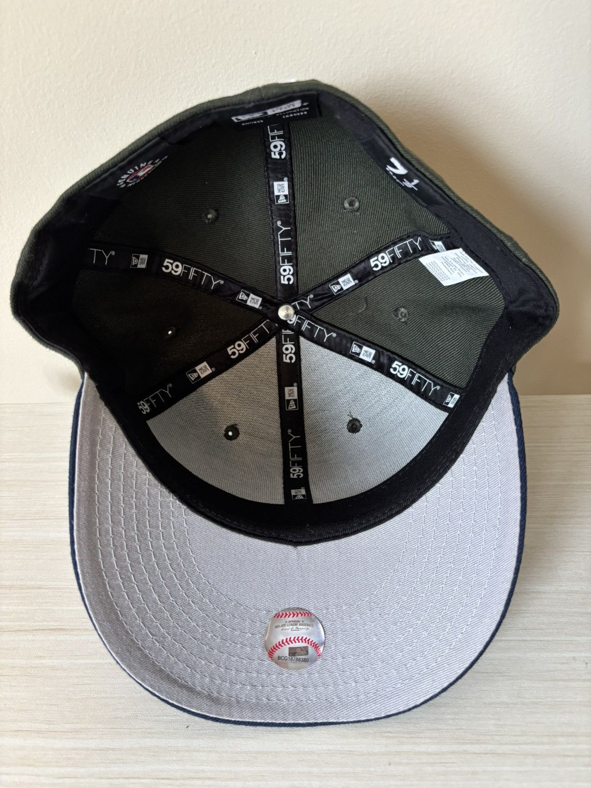 Topperz Milwaukee Brewers Fitted Size 7 1/2 Size ONE SIZE - 5 Thumbnail