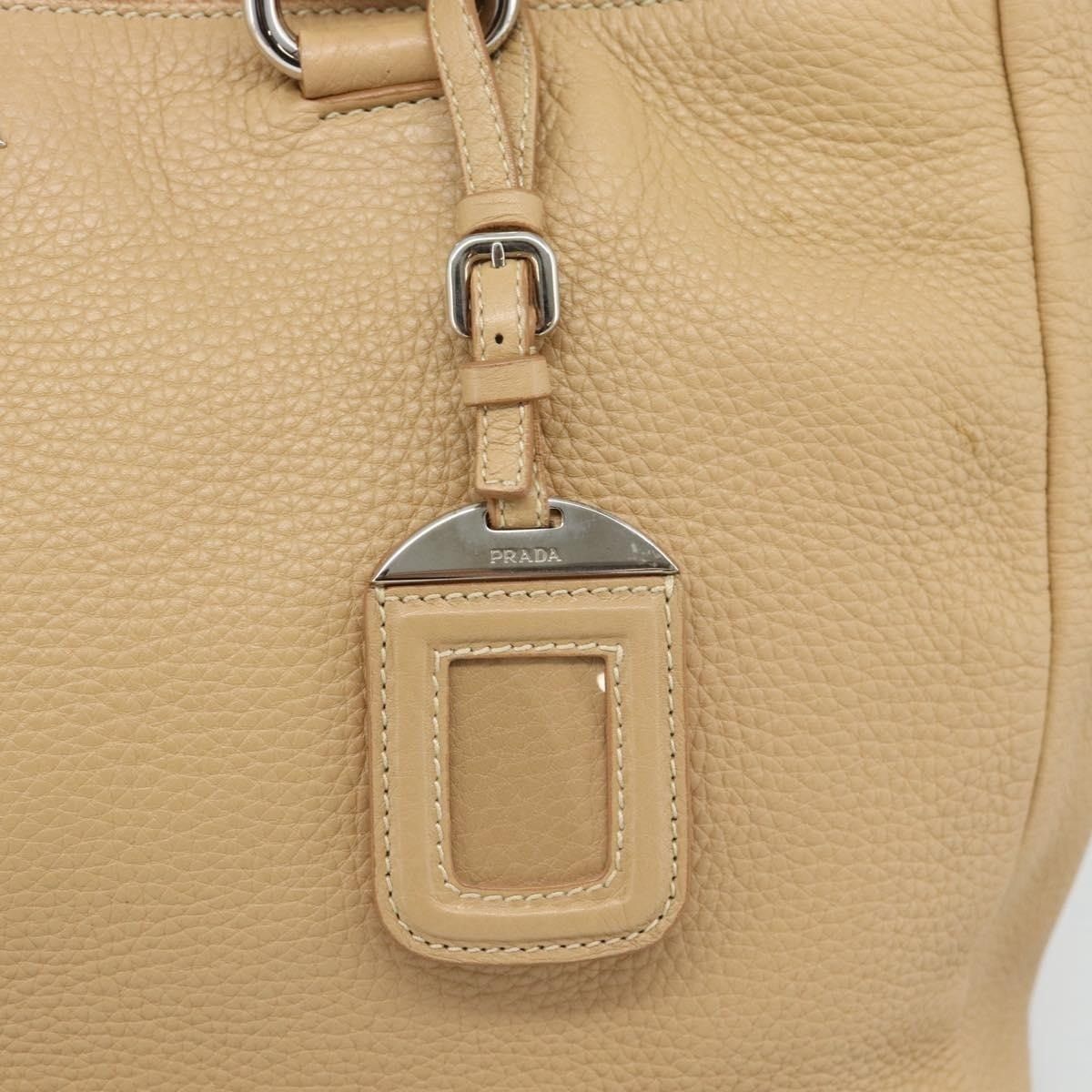 Prada Prada Vitello Handbag Beige Size ONE SIZE - 5 Thumbnail