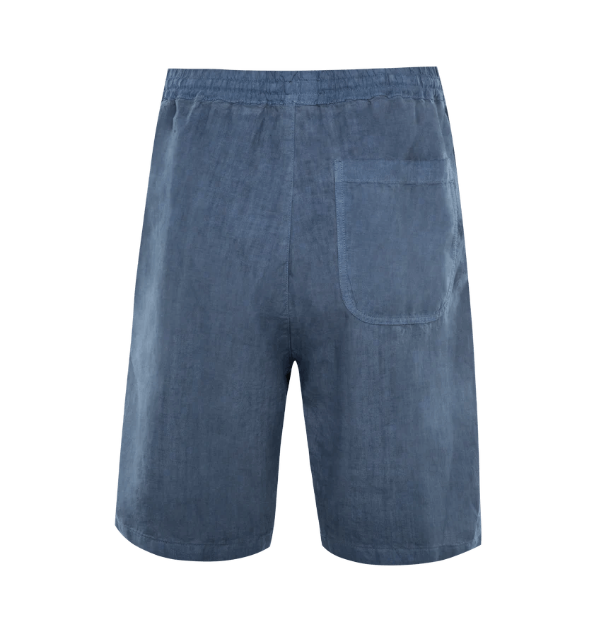120% Lino o1h1sh11224 Bermuda Shorts in Navy Blue Size US 34 / EU 50 - 2 Thumbnail