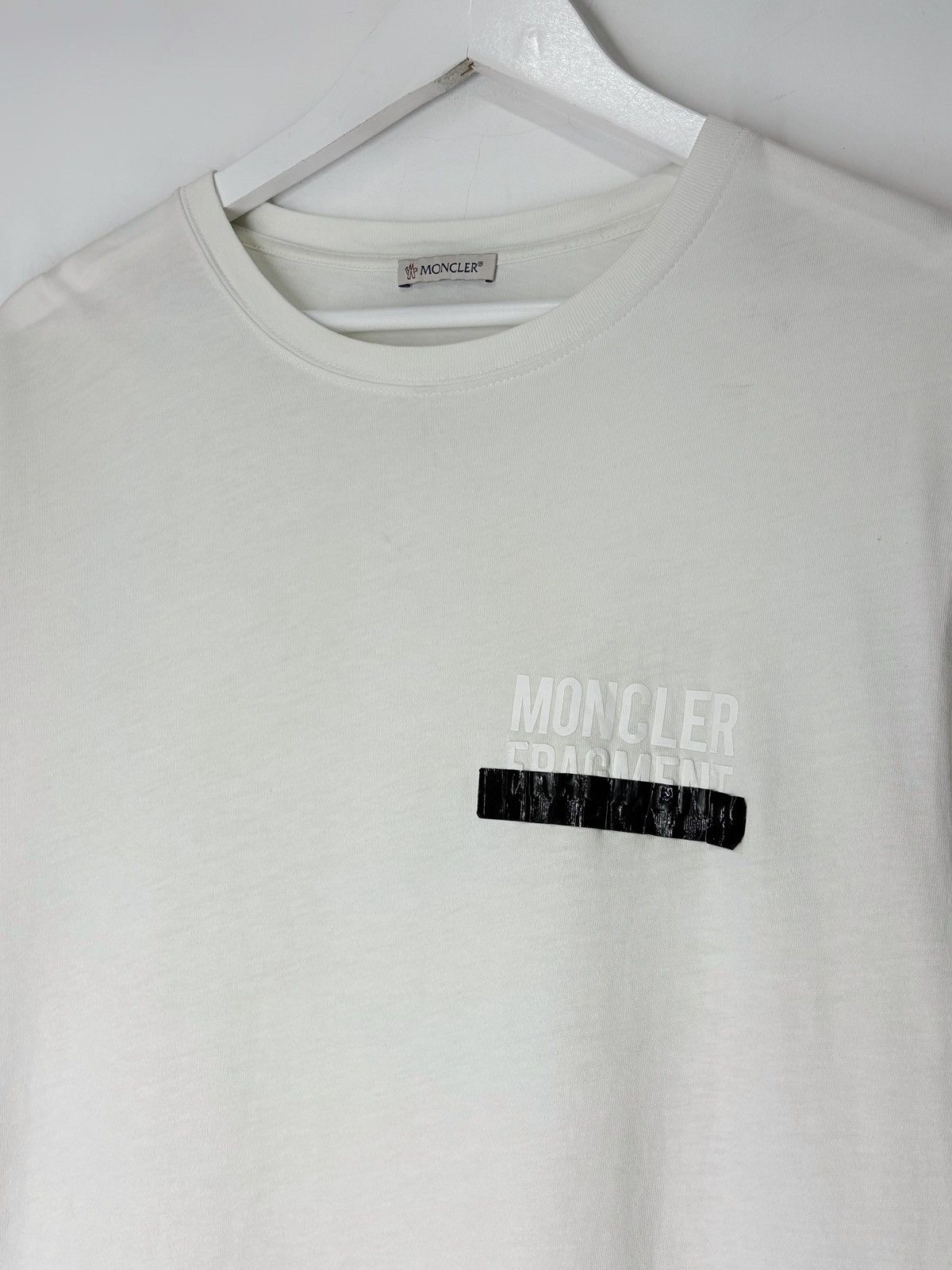 Fragment Design × Moncler Moncler Genius 7 x Fragment Hiroshi Funiwara White T-shirt Size US M / EU 48-50 / 2 - 3 Thumbnail