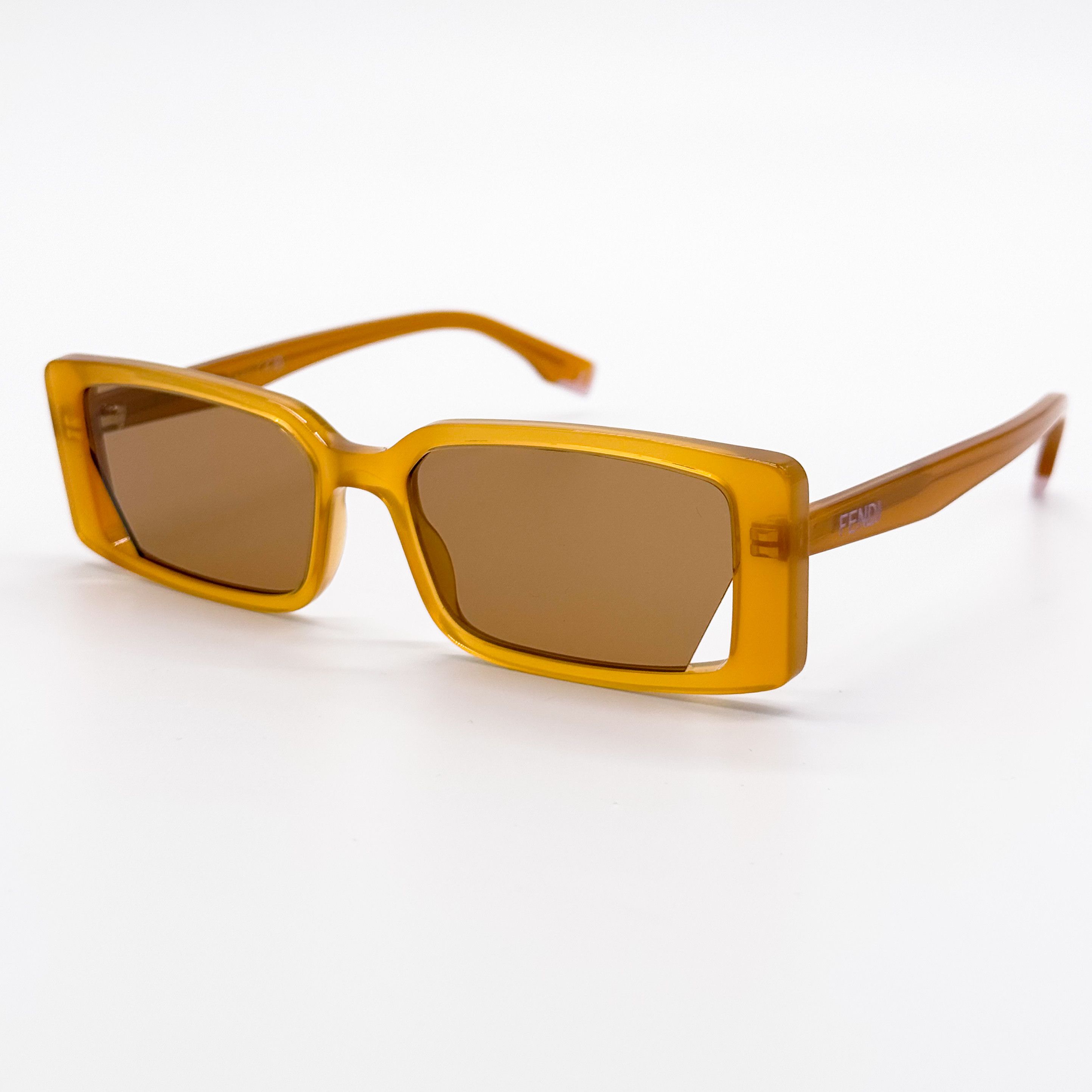 Fendi NEW FENDI FE40164I 44J SQUARE BLACK MEN SUNGLASSES FENDI Size ONE SIZE - 7 Thumbnail