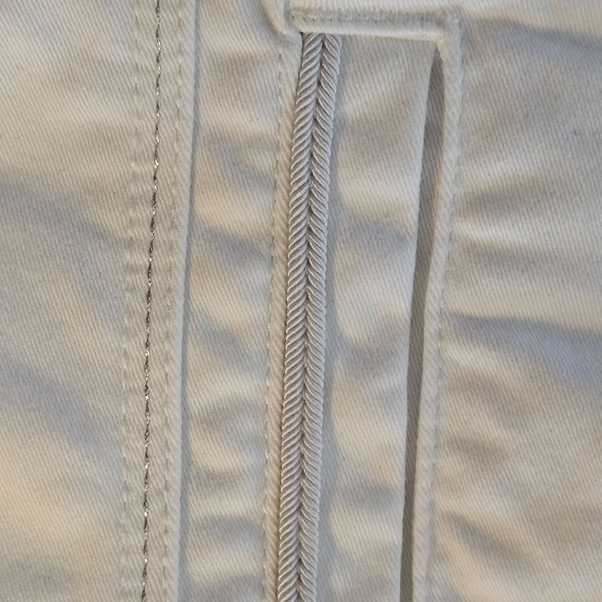 White House Black Market White House Black Market Women Crop Jacket White S Clean Gir Size S / US 4 / IT 40 - 7 Thumbnail