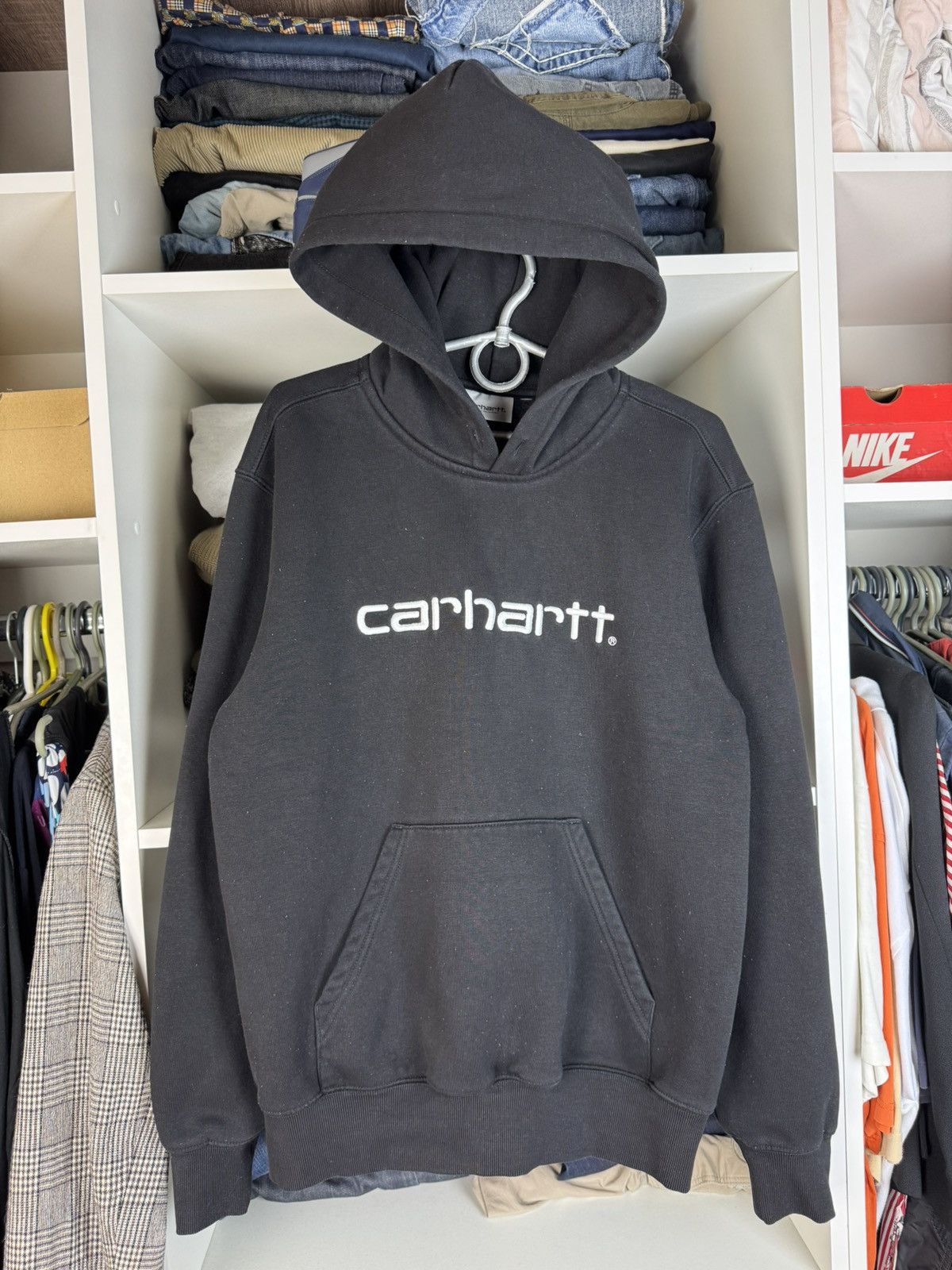 Carhartt Carhartt Big Logo Hooded Sweat Size US S / EU 44-46 / 1 - 1 Thumbnail