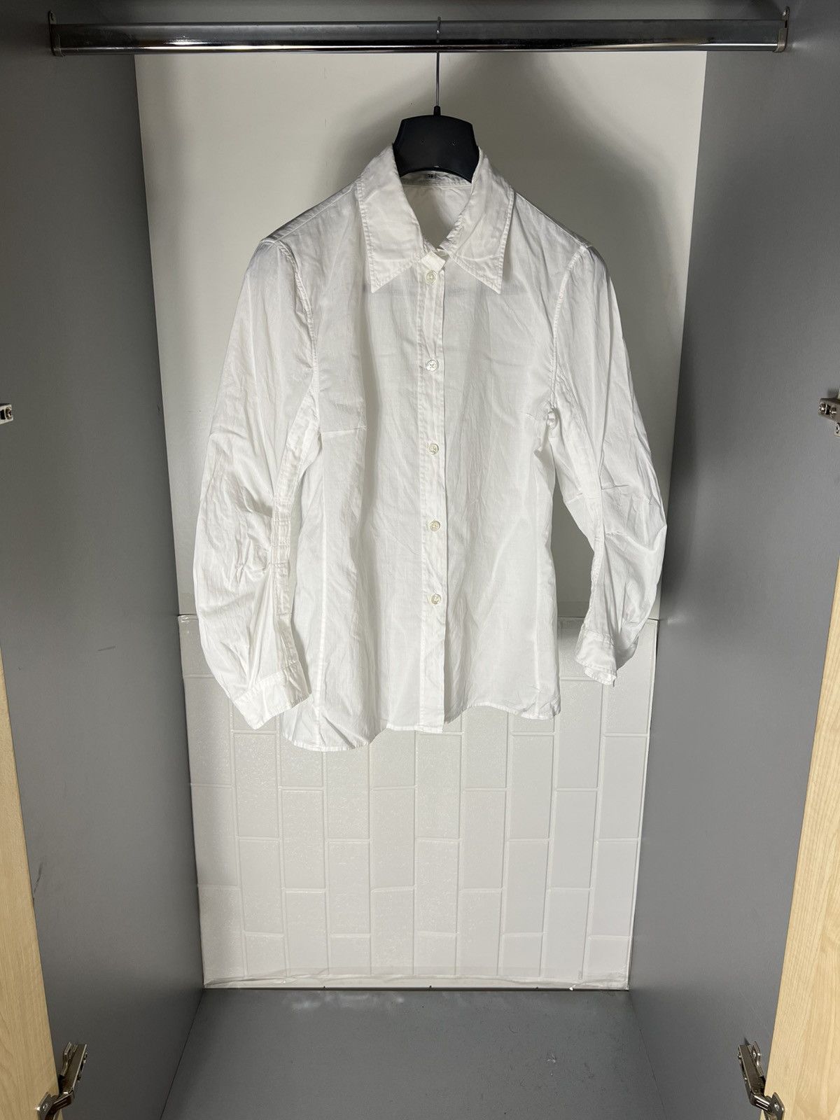 Ann Demeulemeester VERY RARE ANN DEMEULEMEESTER CLASSIC DESIGNER SHIRT LUXURY Size XS / US 0-2 / IT 36-38 - 4 Thumbnail