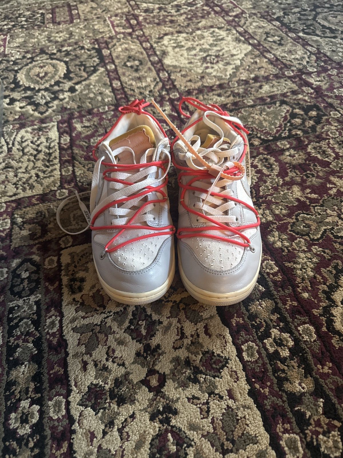 Nike × Off-White Nike Dunk Low Off White Lot 06/50 Size US 11 / EU 44 - 8 Thumbnail