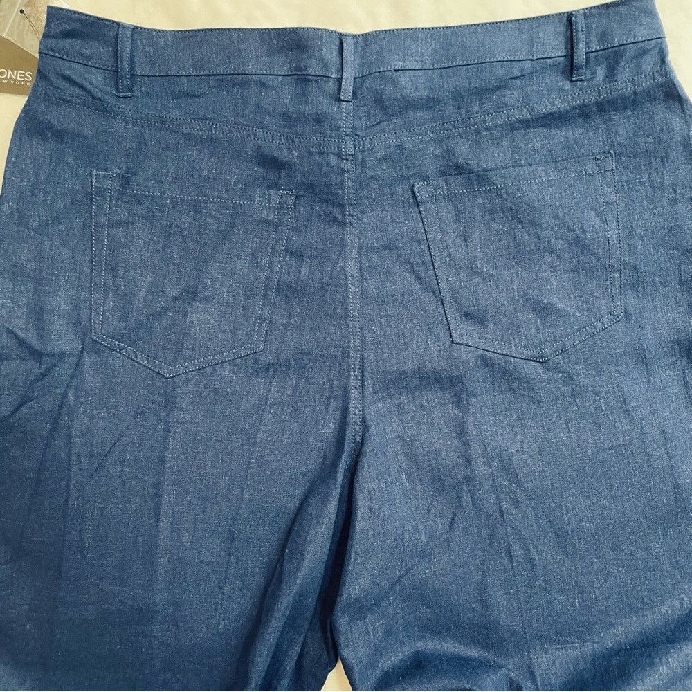 Jones New York NWT New $90 Jones New York Blue Lexington High Rise Linen B Size 38" / US 16 / IT 52 - 9 Thumbnail