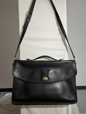 Coach Vintage Coach Lexington 5265 Black Leather Messenger EUC Size ONE SIZE - 5 Thumbnail