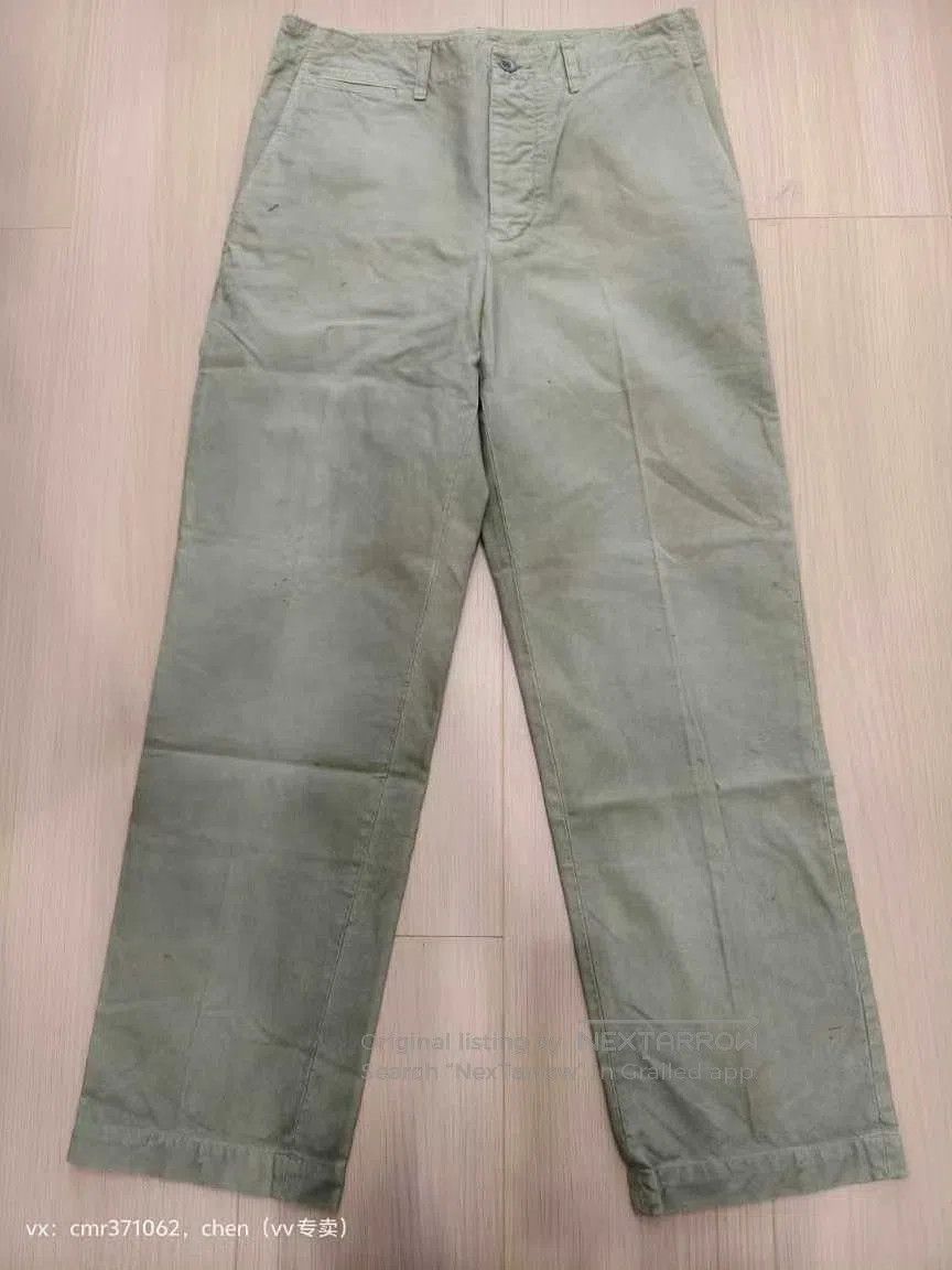 Visvim Visvim 22AW Field Chino Pants Dmgd. Size US 26 / EU 42 - 1 Thumbnail