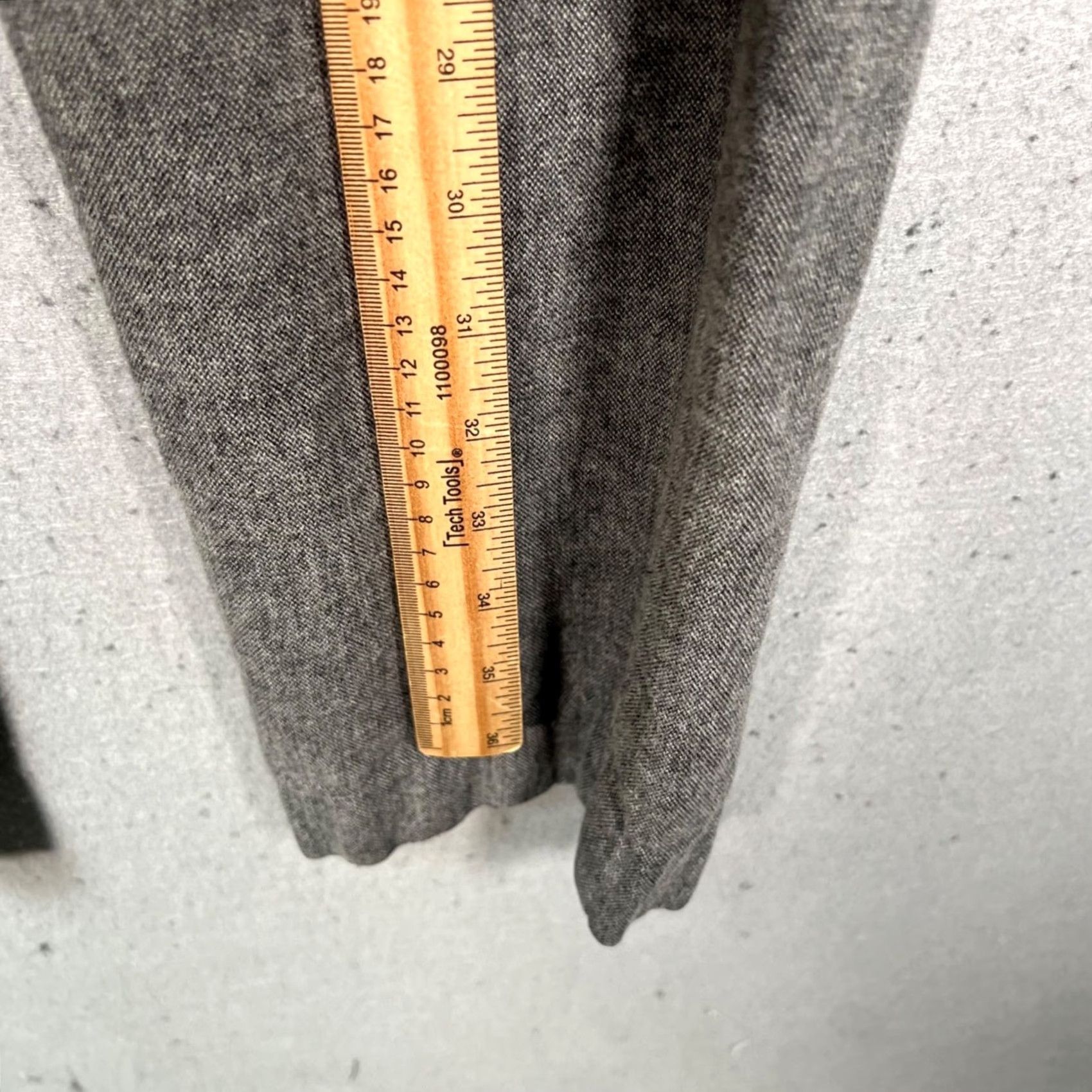 J.Crew J. Crew Mens 34x29 Heather Gray Cotton Pants Relaxed Fit Casual Trousers Size US 34 / EU 50 - 7 Thumbnail