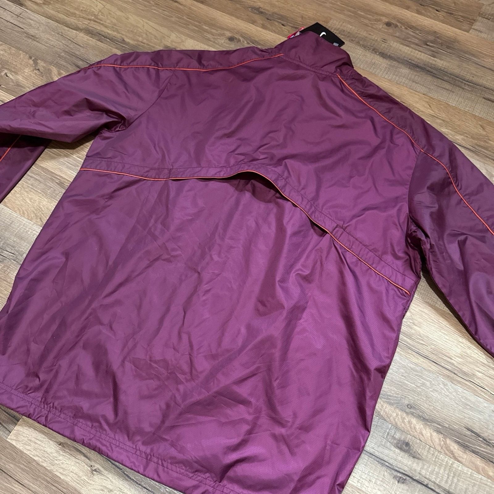 Nike 2011 Nike Team Virginia Tech Quarter Zip Windbreaker Jacket Size US M / EU 48-50 / 2 - 7 Thumbnail