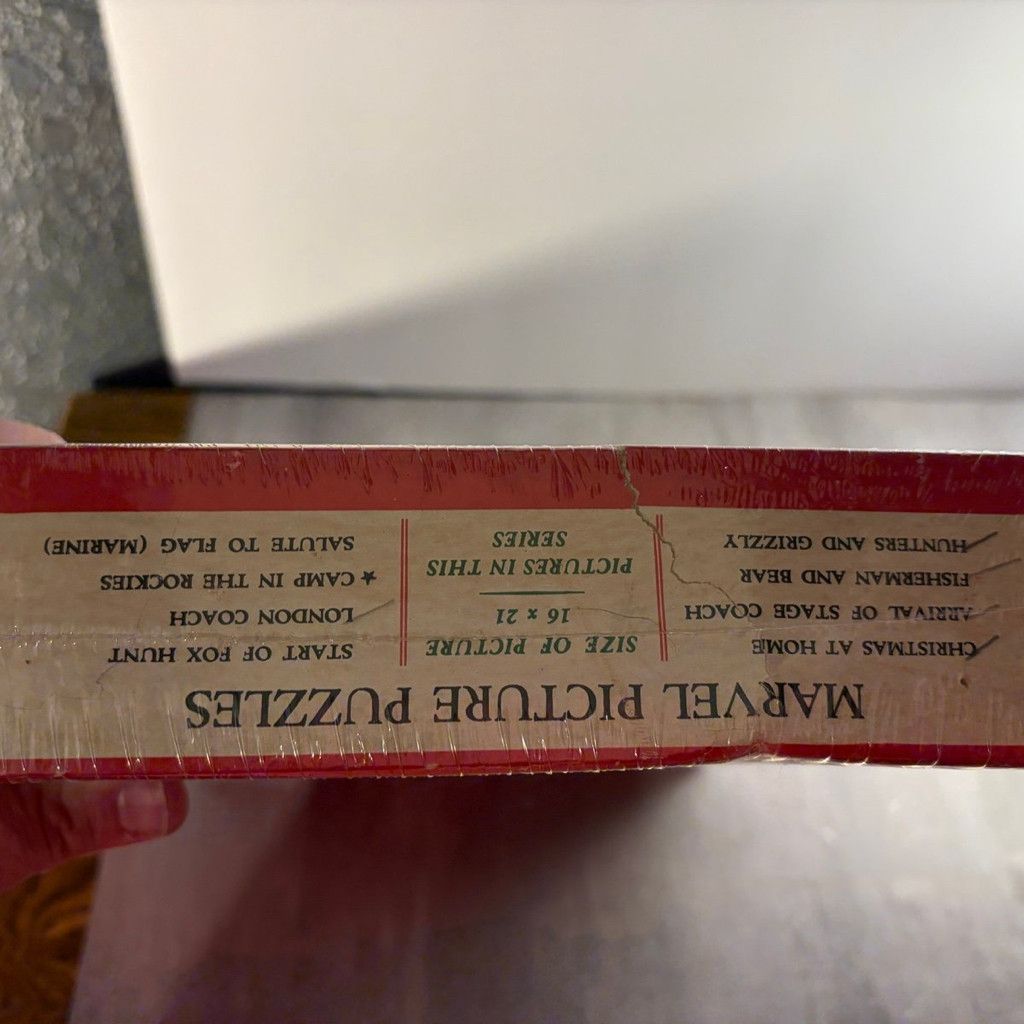 Japanese Brand Vintage Marvel Puzzle For 1950 unopened Size 26 - 3 Thumbnail