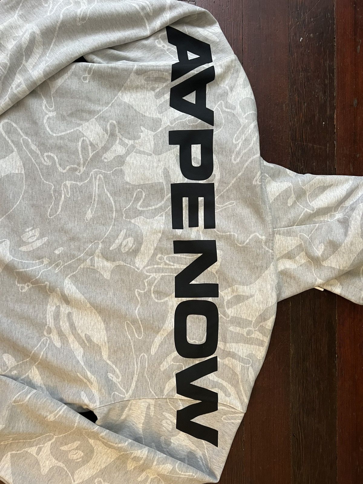 Aape AAPE BY *A Bathing APE Moon face logo Hoodie Size US XL / EU 56 / 4 - 11 Thumbnail