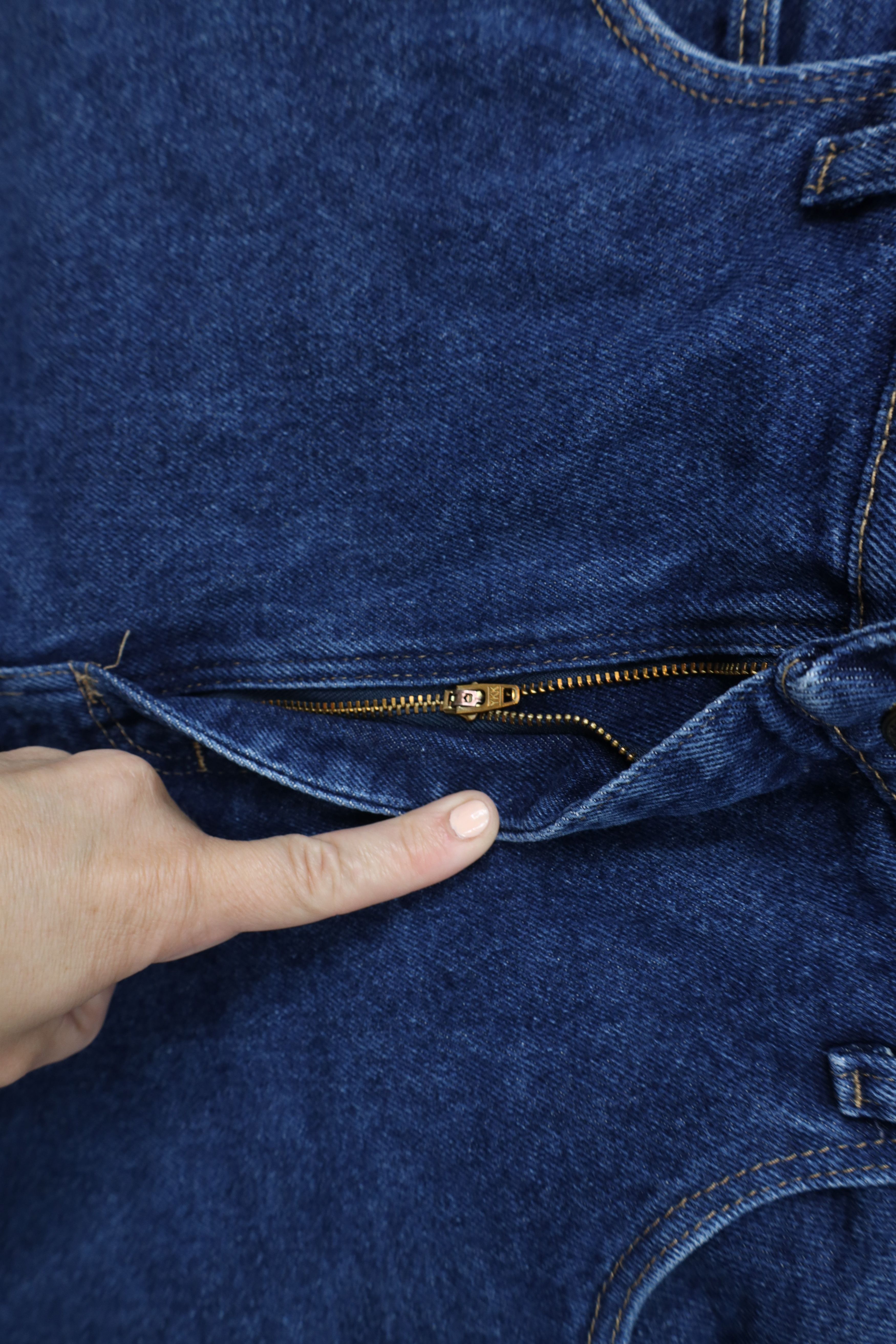 Cabelas × Vintage Vintage Cabelas Flannel Lined Straight Leg Denim Jeans Blue Size US 36 / EU 52 - 6 Thumbnail