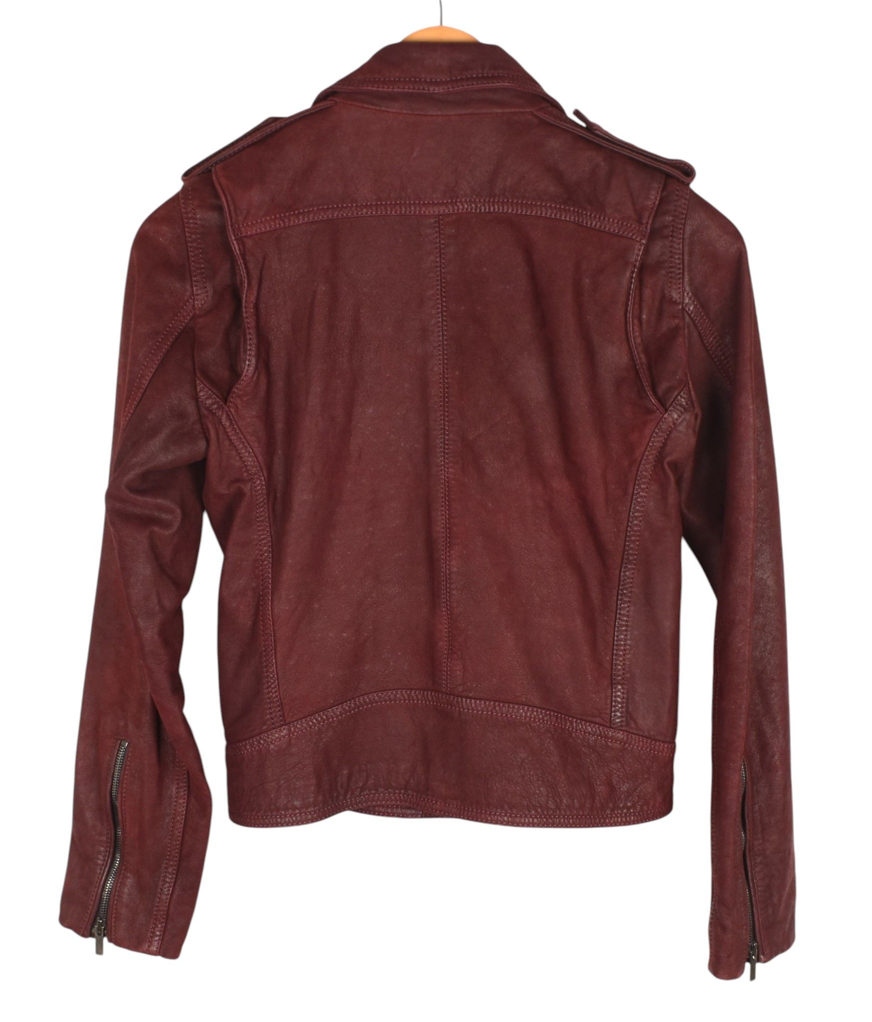 The Kooples The Kooples Women Biker Leather Jacket Size XXS 2XS Size XXS / US 00 / IT 34 - 3 Thumbnail