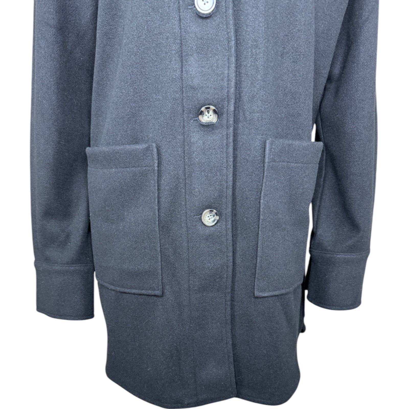 Other Encore by Idina Menzel Double Face Jacket Black Small Size S / US 4 / IT 40 - 8 Thumbnail
