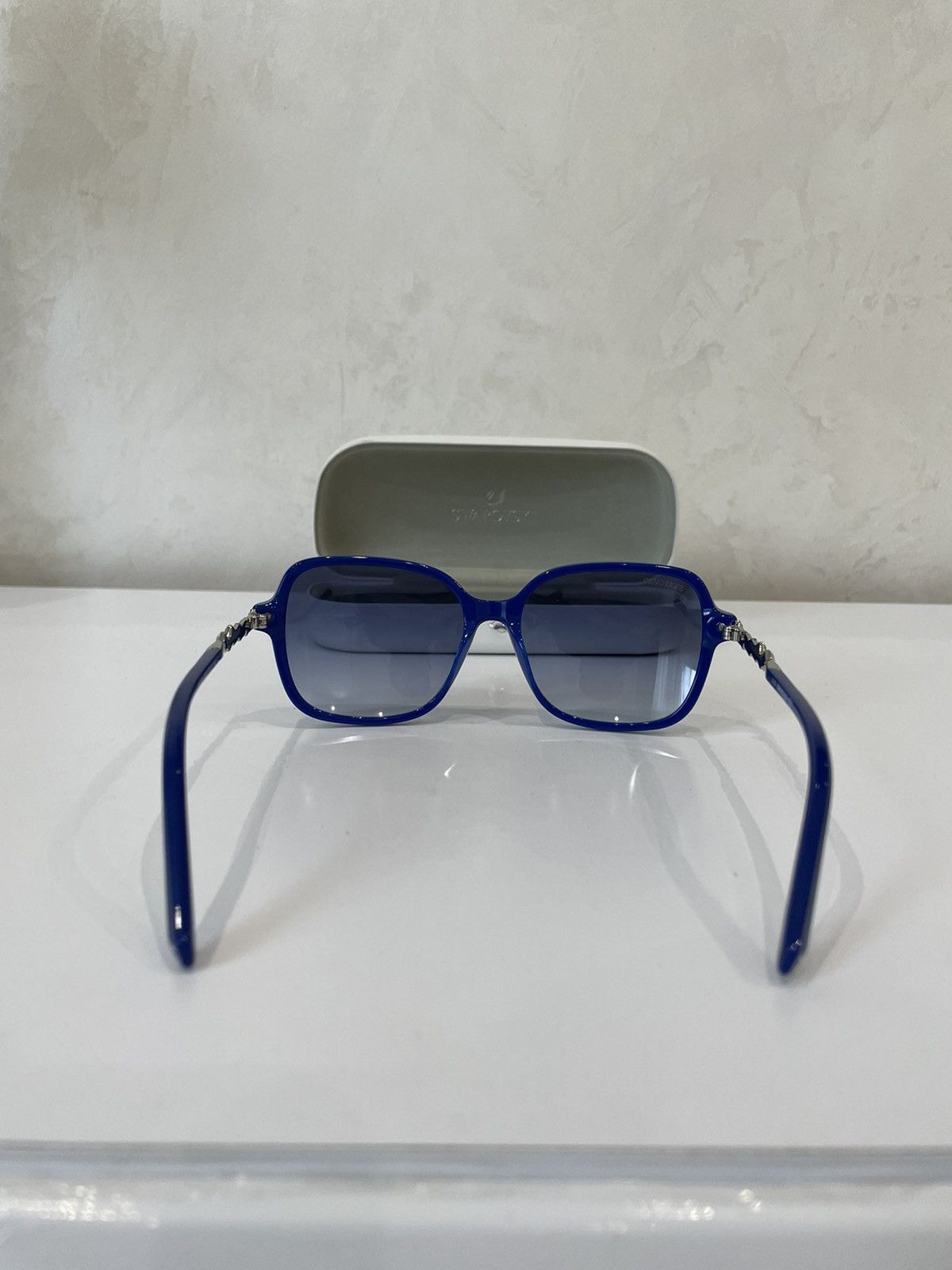 Swarovski SWAROVSKI SK 265 90W Blue Grey Gradient Women's Sunglasses Size ONE SIZE - 5 Thumbnail