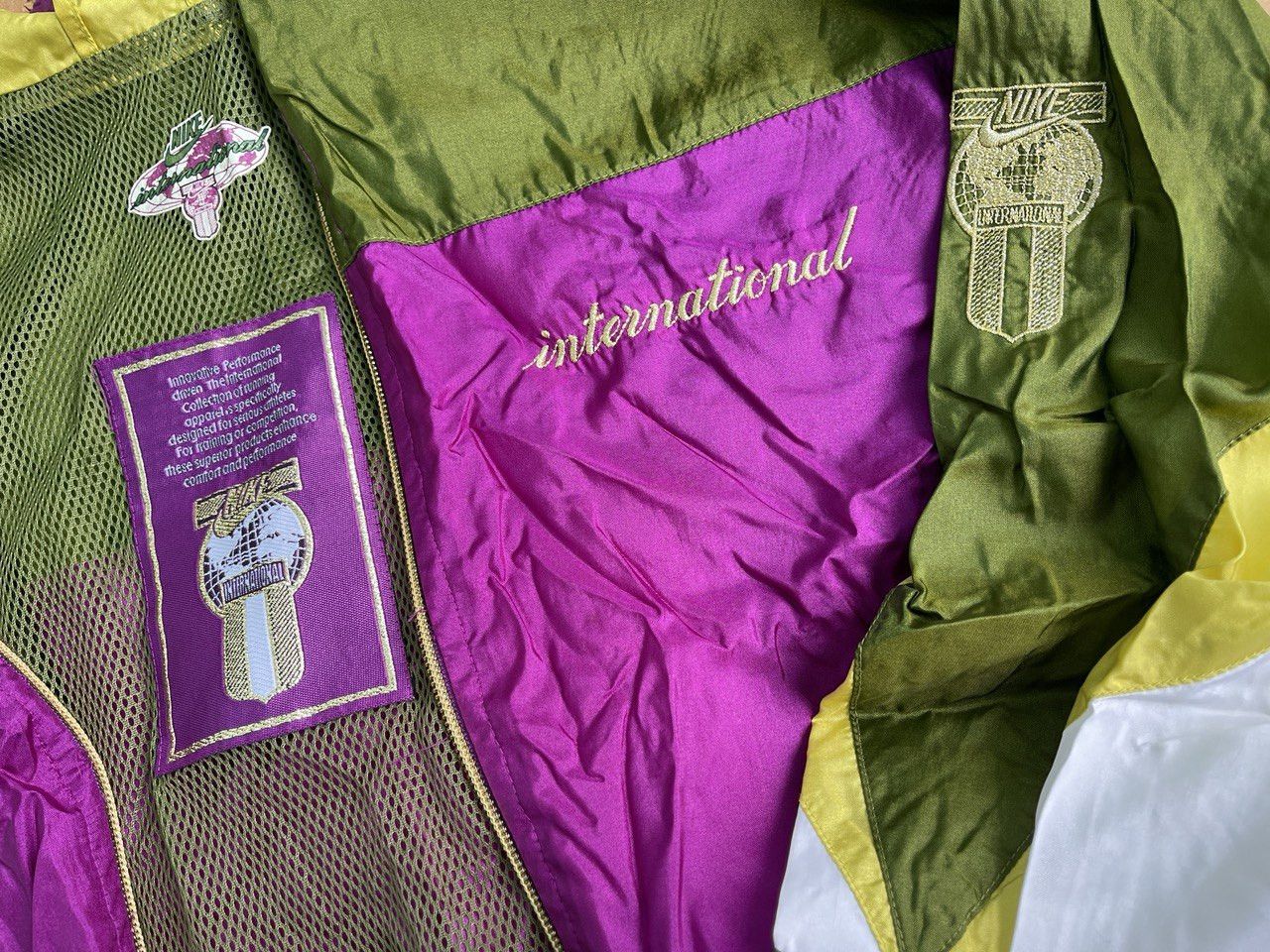 Nike Nike tracksuit, neon purple, vintage track suit, jacket L Size US L / EU 52-54 / 3 - 9 Thumbnail