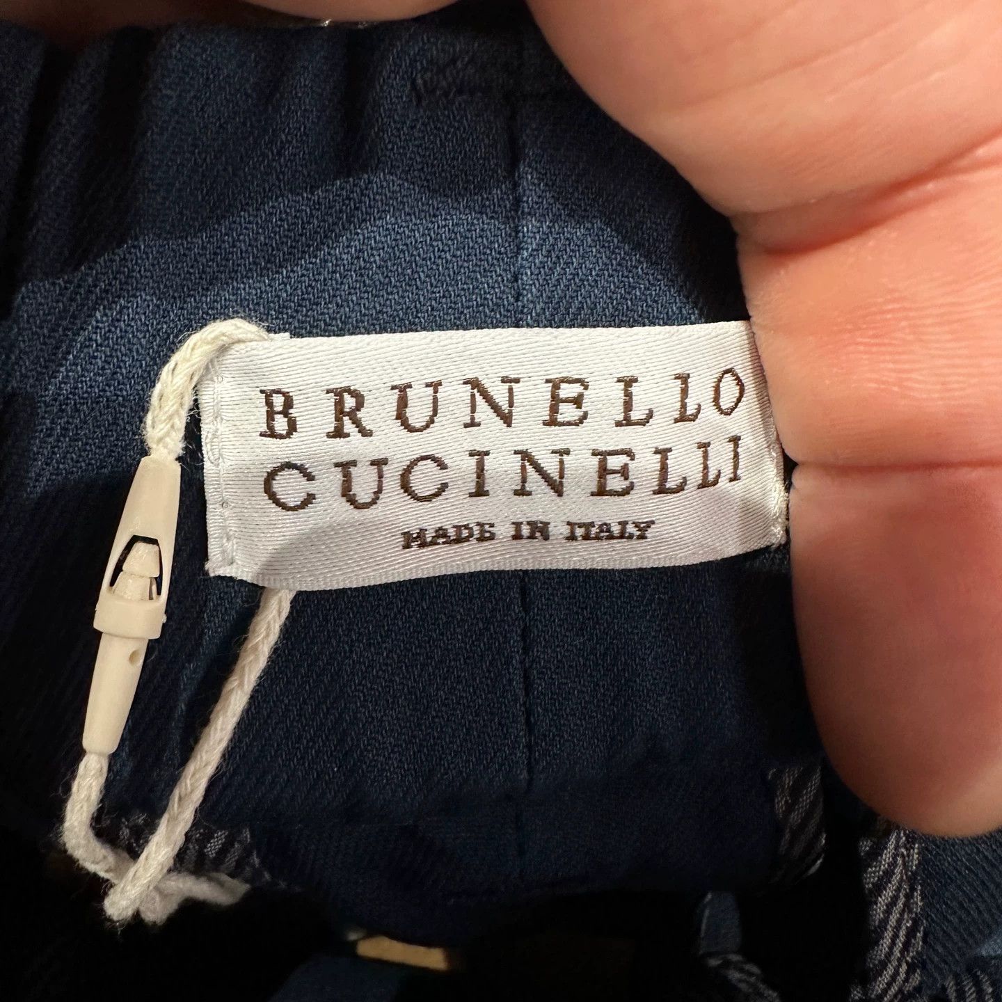 Brunello Cucinelli Brunello Cucinelli may300 solid cotton casual pants 38 Size 26" / US 2 / IT 38 - 3 Thumbnail