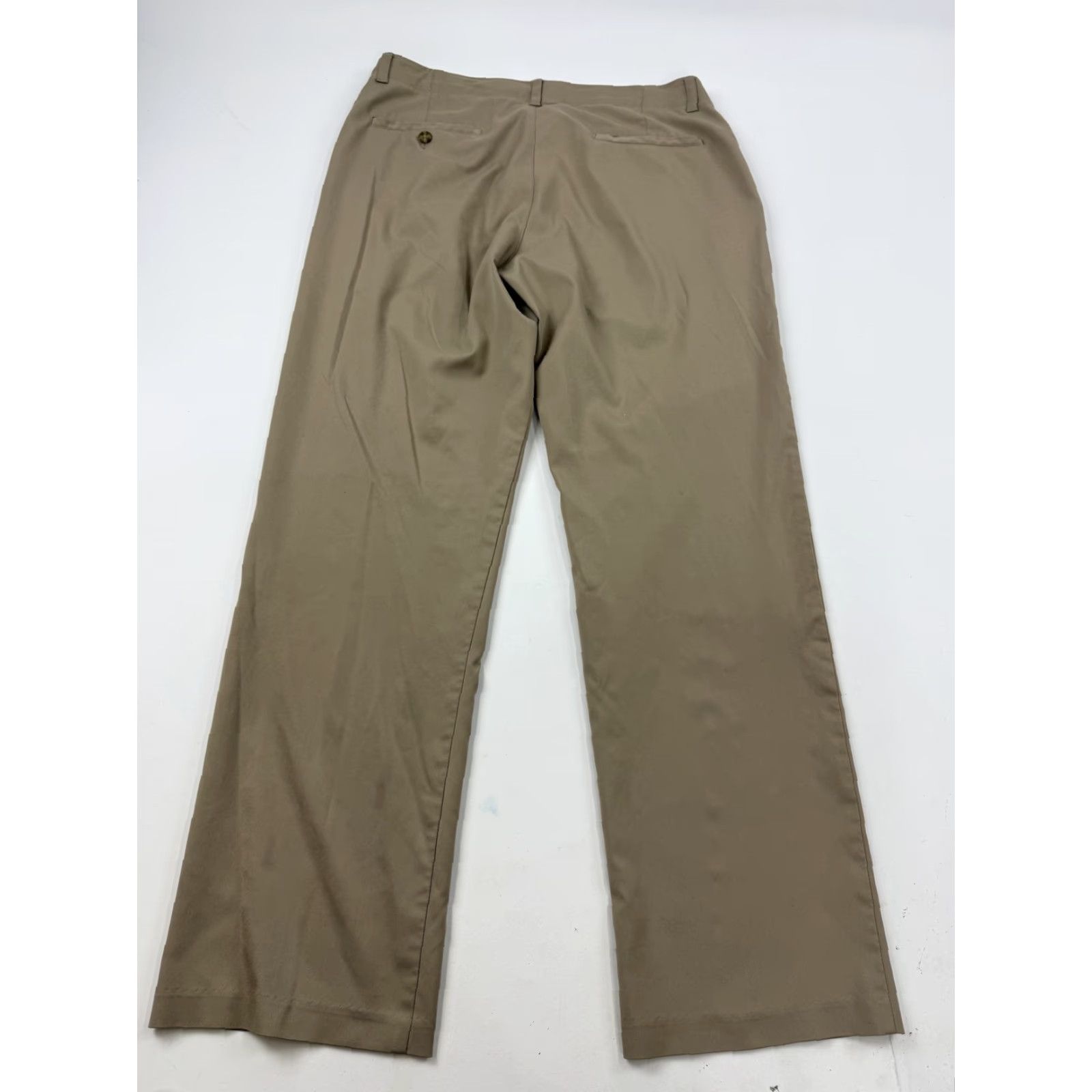 PGA Tour PGA TOUR Pants Mens 34x30 Beige Chino Straight Golf Stretch Casual Flat Front Mens Size US 34 / EU 50 - 4 Thumbnail