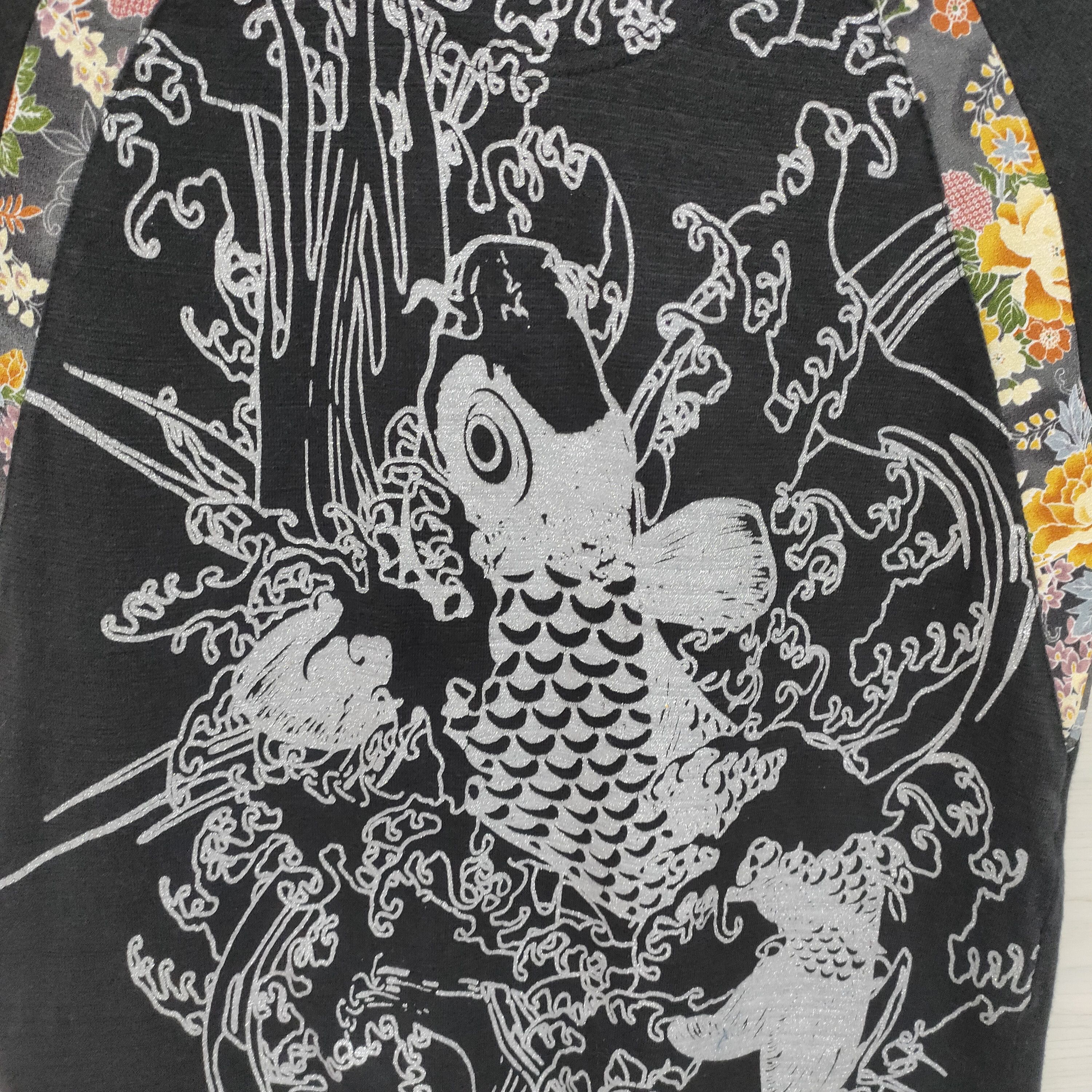 Japanese Brand Vintage Japanese Irezumi tattoo Koi Fish Style Size M / US 6-8 / IT 42-44 - 7 Thumbnail