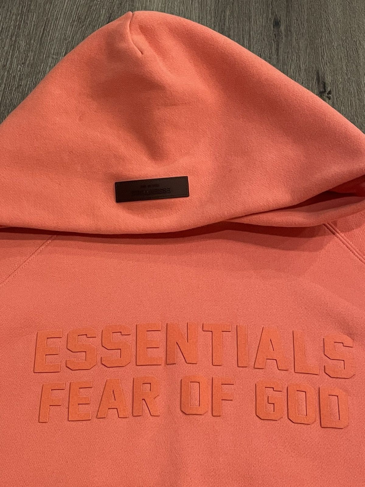 FEAR OF GOD ESSENTIALS Pink Raglan Hoodie