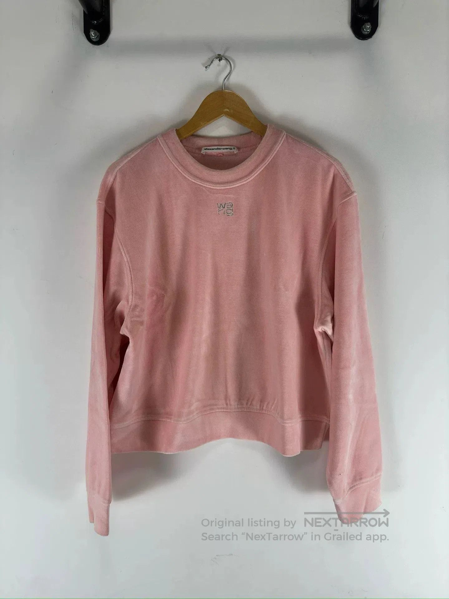 Alexander Wang alexander wang velvet crystal sweatshirt. Size S / US 4 / IT 40 - 1 Thumbnail