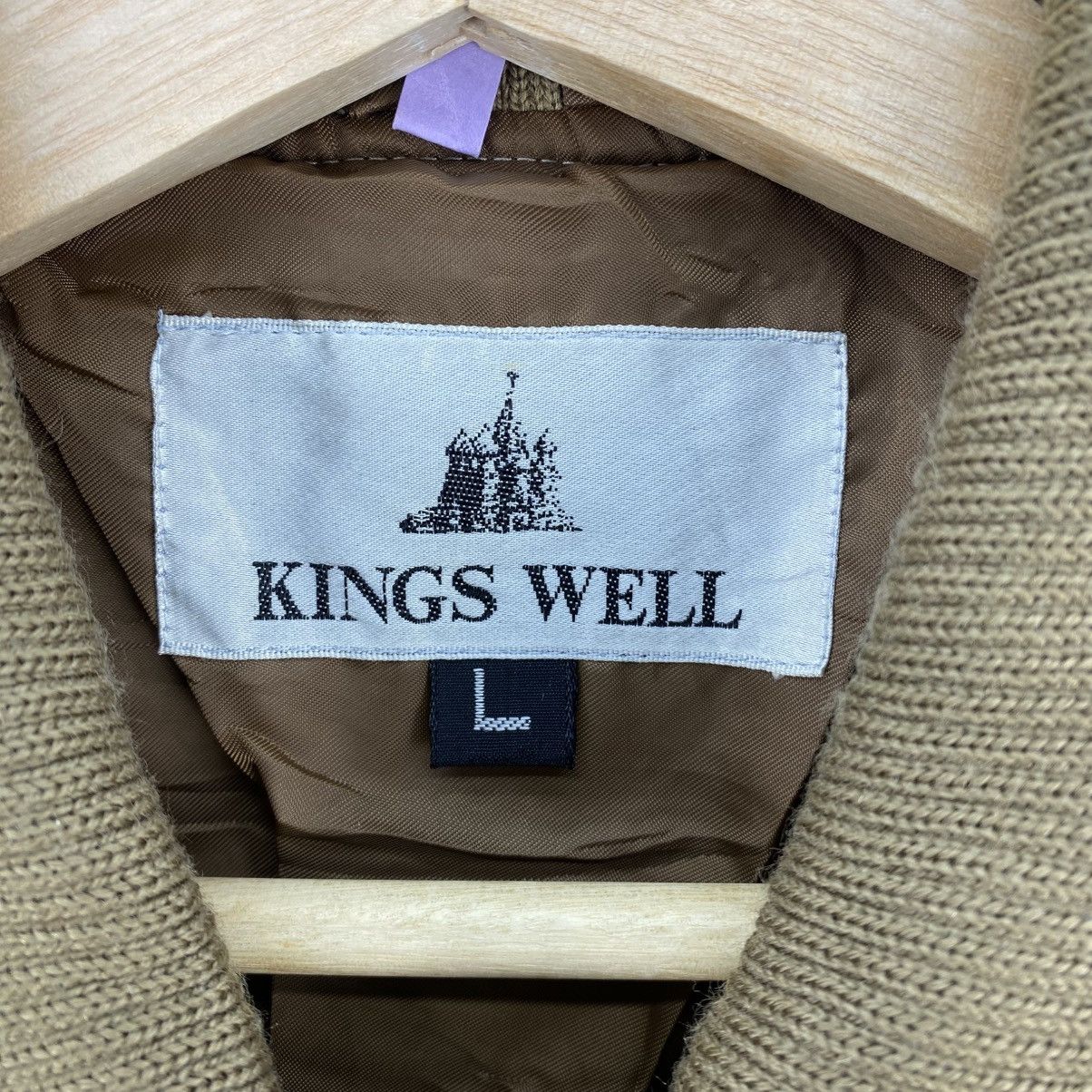 Aran Isles Knitwear Vintage Y2k knitwear Bomber Jacket By Kings Well Size US M / EU 48-50 / 2 - 12 Thumbnail