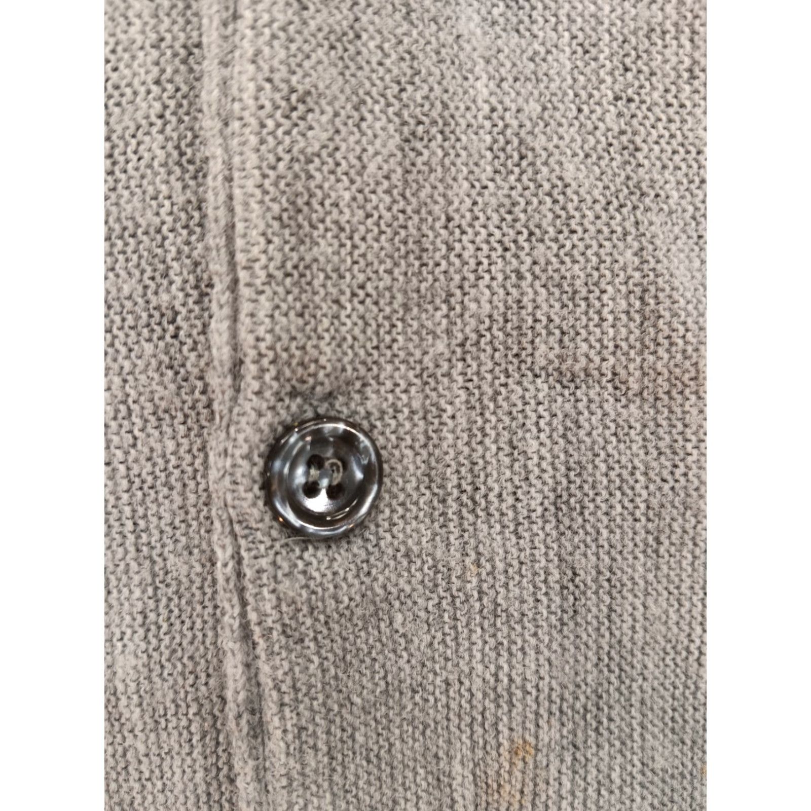 Vintage VINTAGE L.L. Bean Cardigan Sweater Mens L Gray Knit V-Neck 80s 90s USA Grampa Core Button Size US L / EU 52-54 / 3 - 4 Thumbnail
