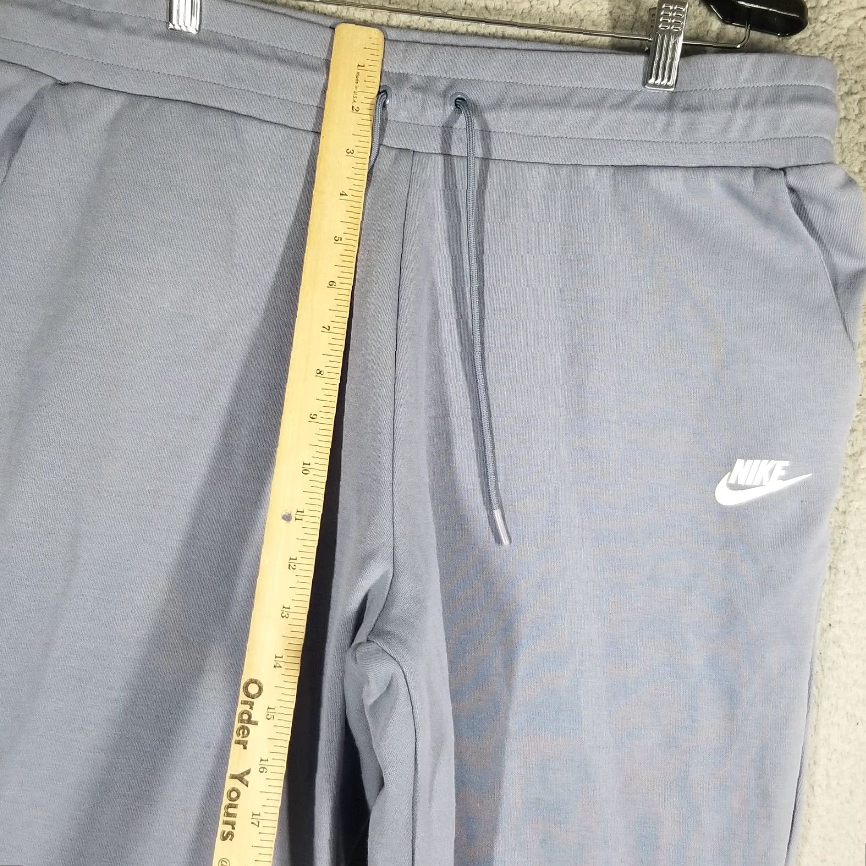 Nike Nike Women XL Fleece Jogger Pants Activewear Tapered Drawstring Purple Sportswear 2020s Size 40" / US 18 - 7 Thumbnail
