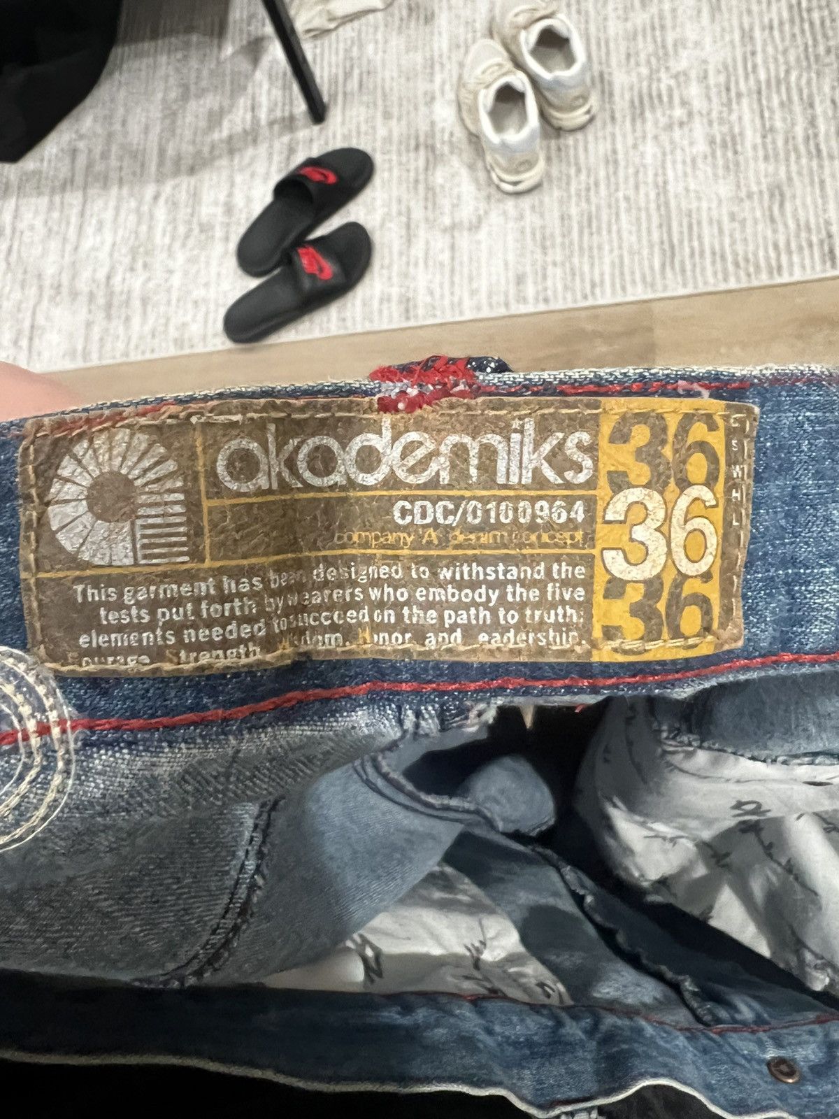 Akademiks × Vintage Akademiks Vintage Y2K Denim Size US 36 / EU 52 - 3 Thumbnail
